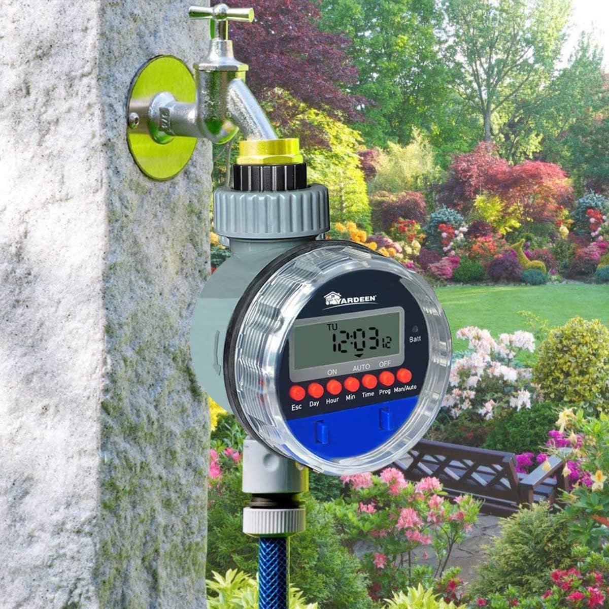 Digital Water Timer with Lcd Display - Automatic Garden Watering for Plants-Homelova