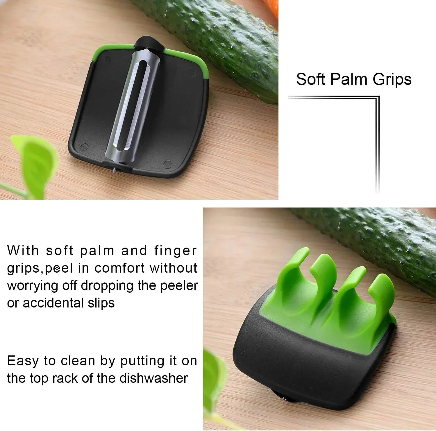 4 - Piece Finger Vegetable Peeler Set-Homelova
