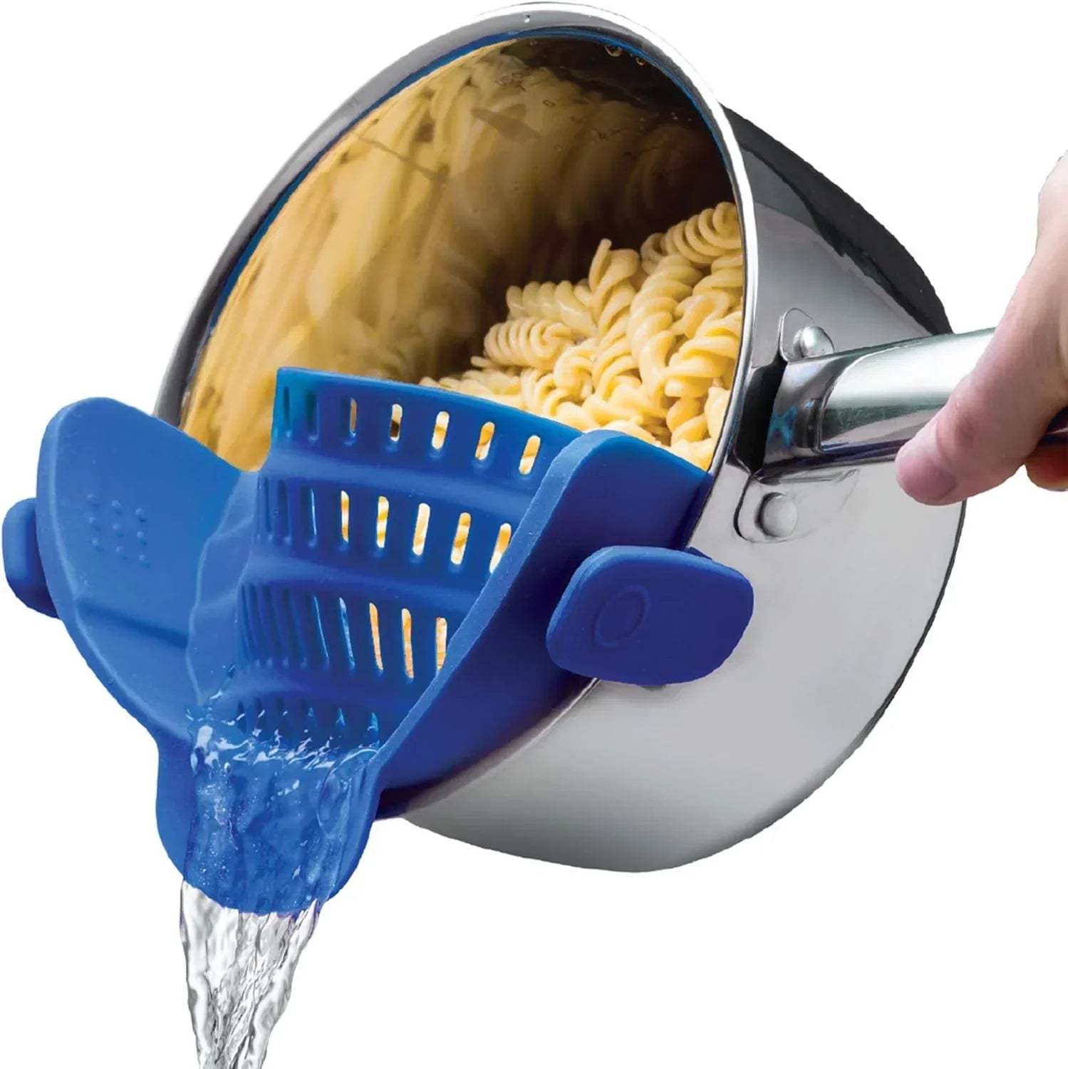 Silicone Strainer With Clip - Heat - Resistant Drip Tray For Food-Homelova