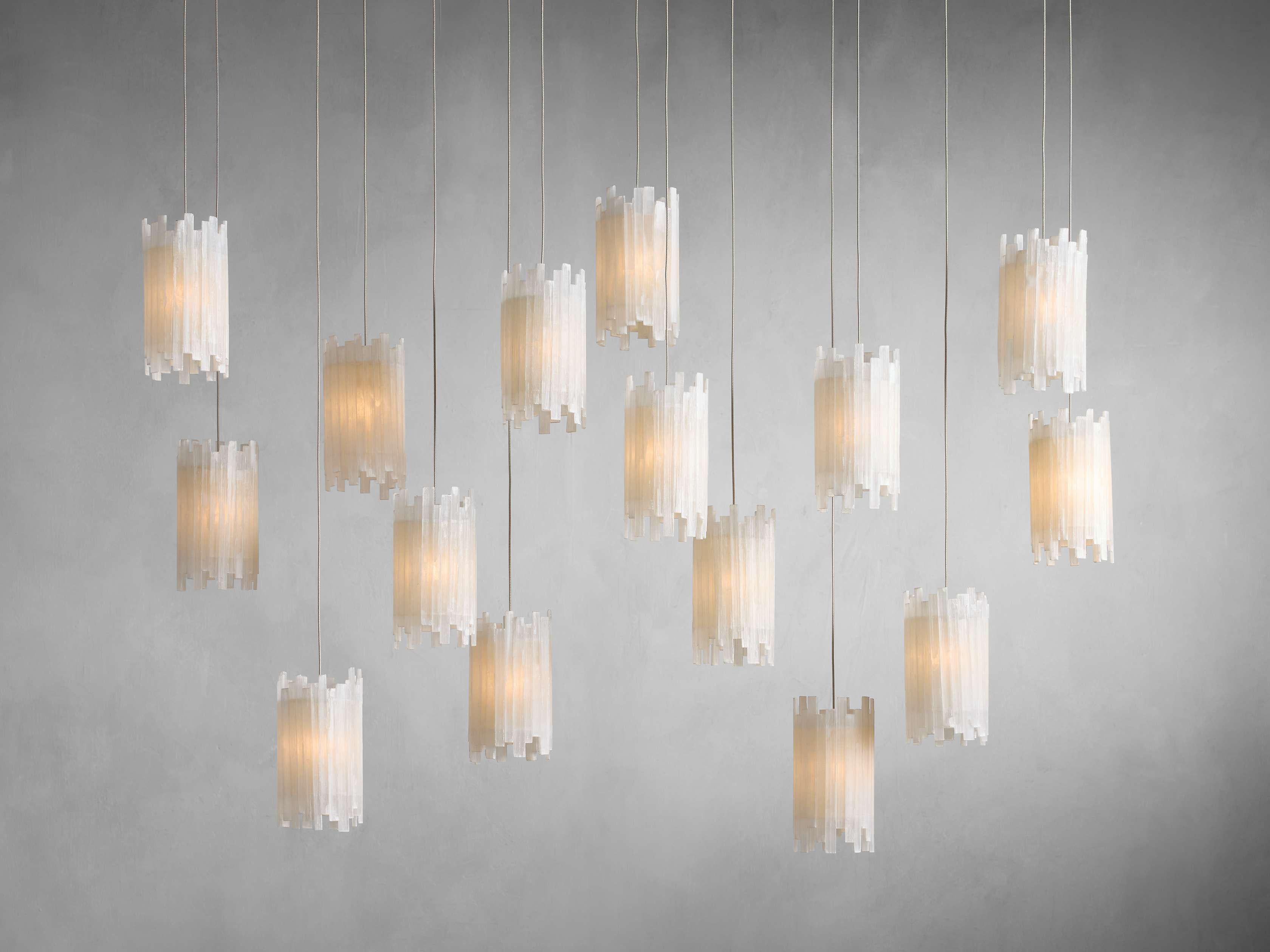 Gianna Rectangular Chandelier 15/30 Light-Homelova
