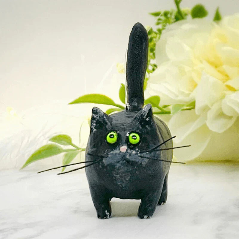 Handmade, Unique Cat Christmas Ornament-Homelova