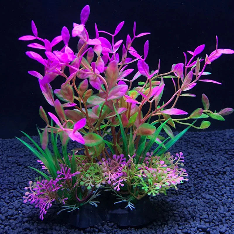 Artificial Aquarium Plants - Realistic Decoration for Aquariums in Various Colours-Homelova