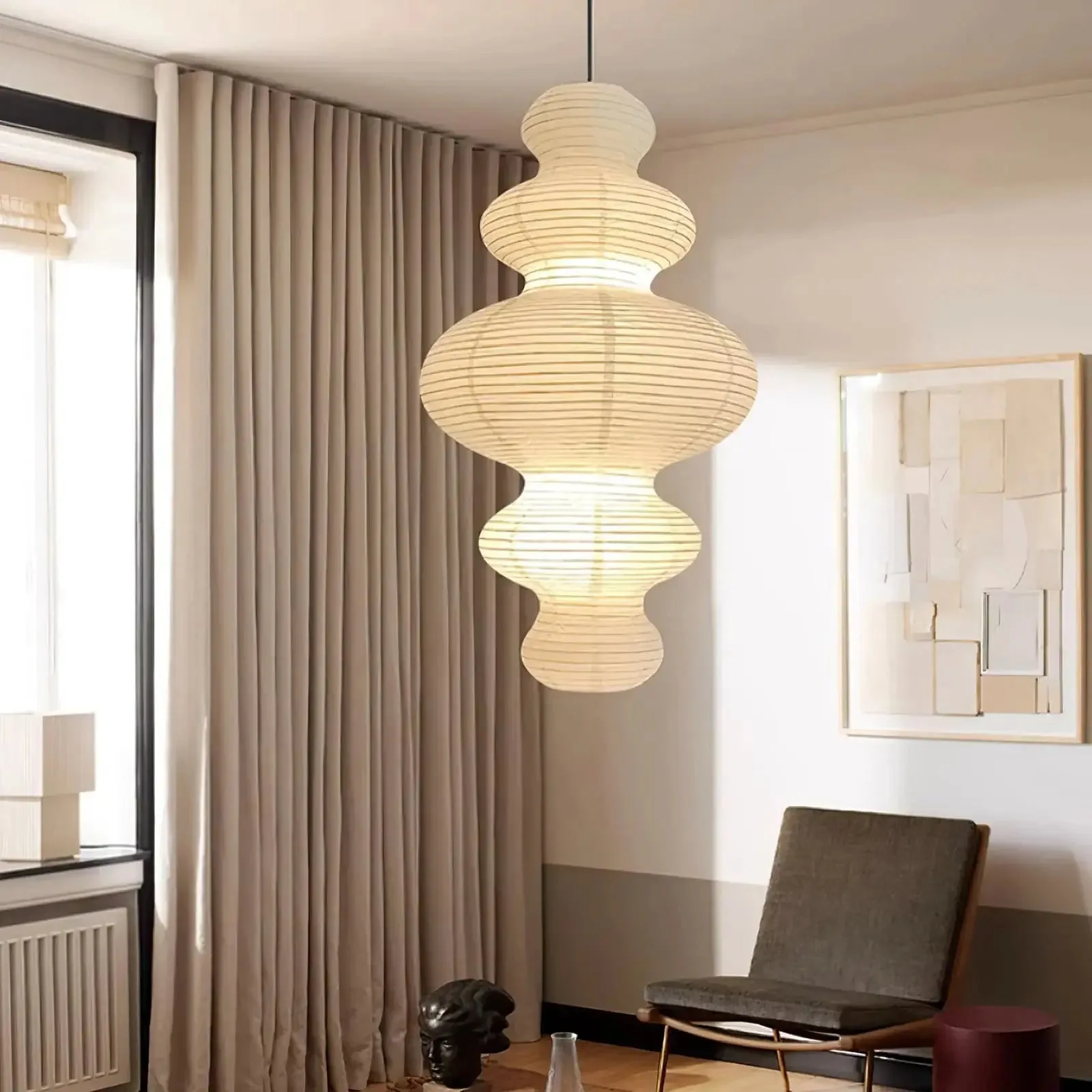Akari Juni Pendant Lamp-Homelova