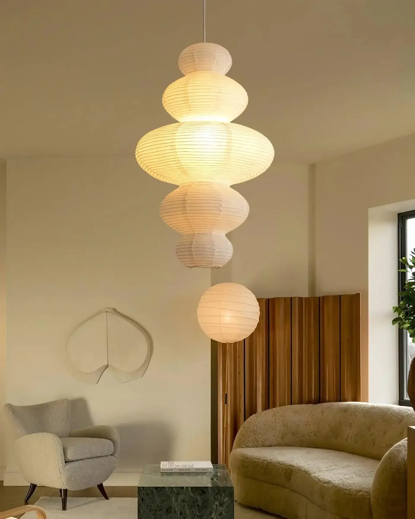 Akari Juni Pendant Lamp-Homelova