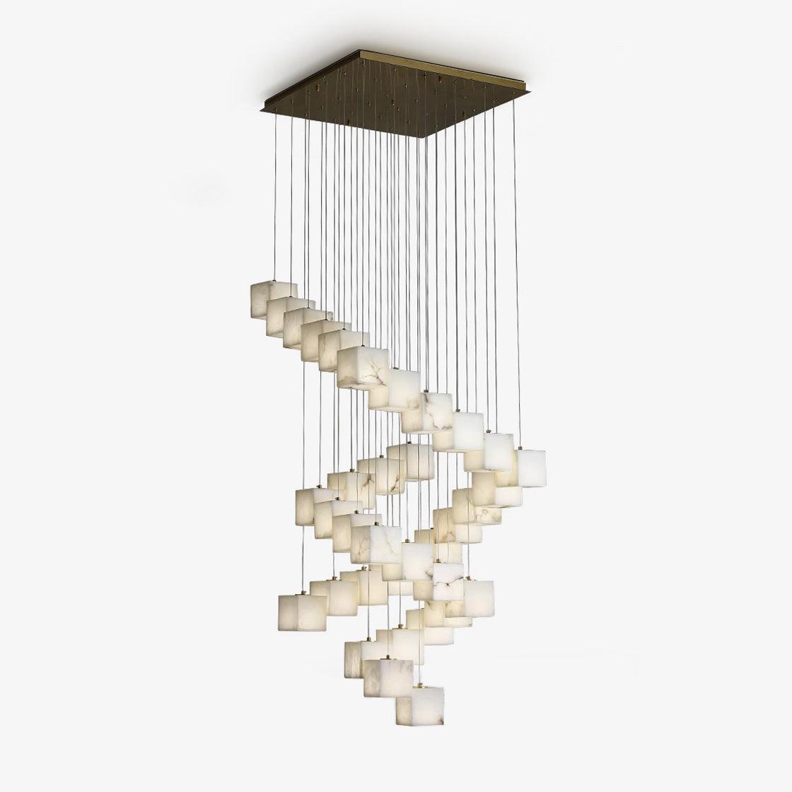 Alabaster Box Pendant Light-Homelova
