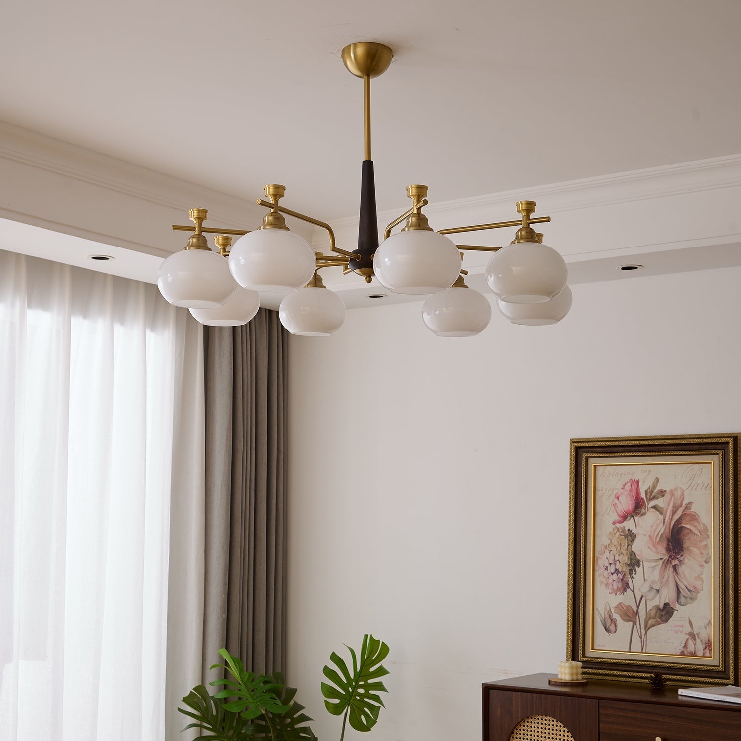 Alistair Sphere Chandelier-Homelova