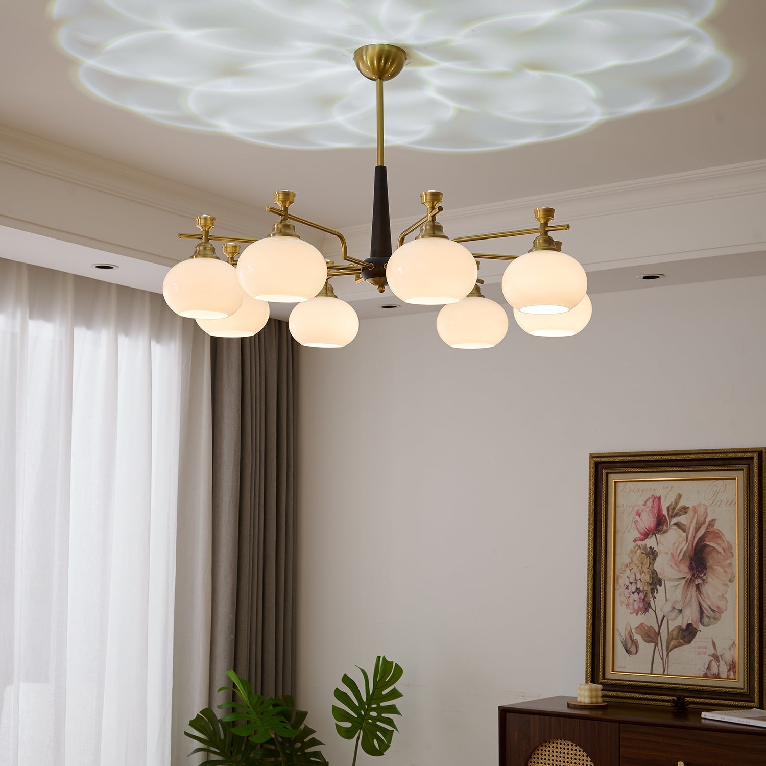 Alistair Sphere Chandelier-Homelova