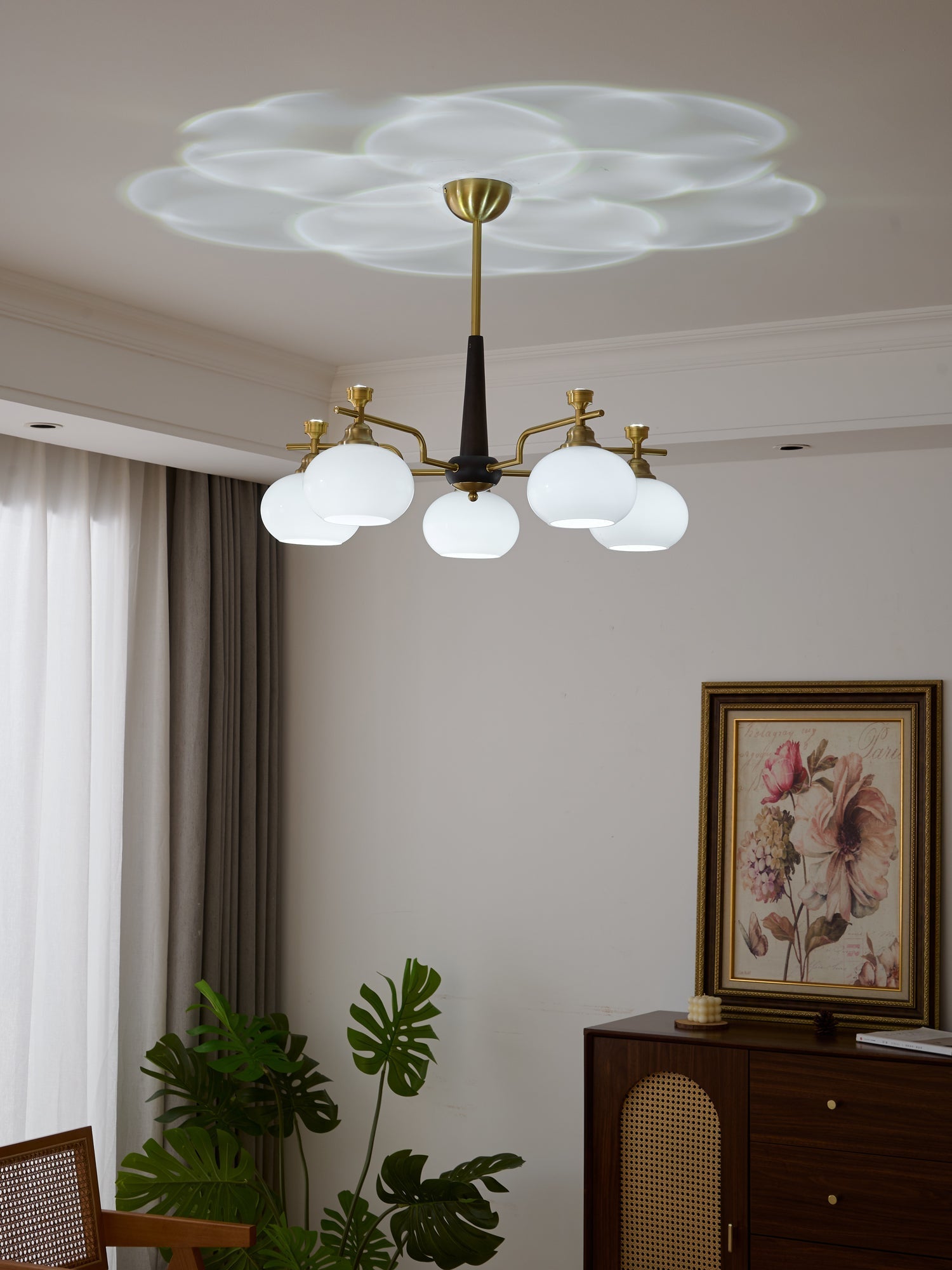 Alistair Sphere Chandelier-Homelova