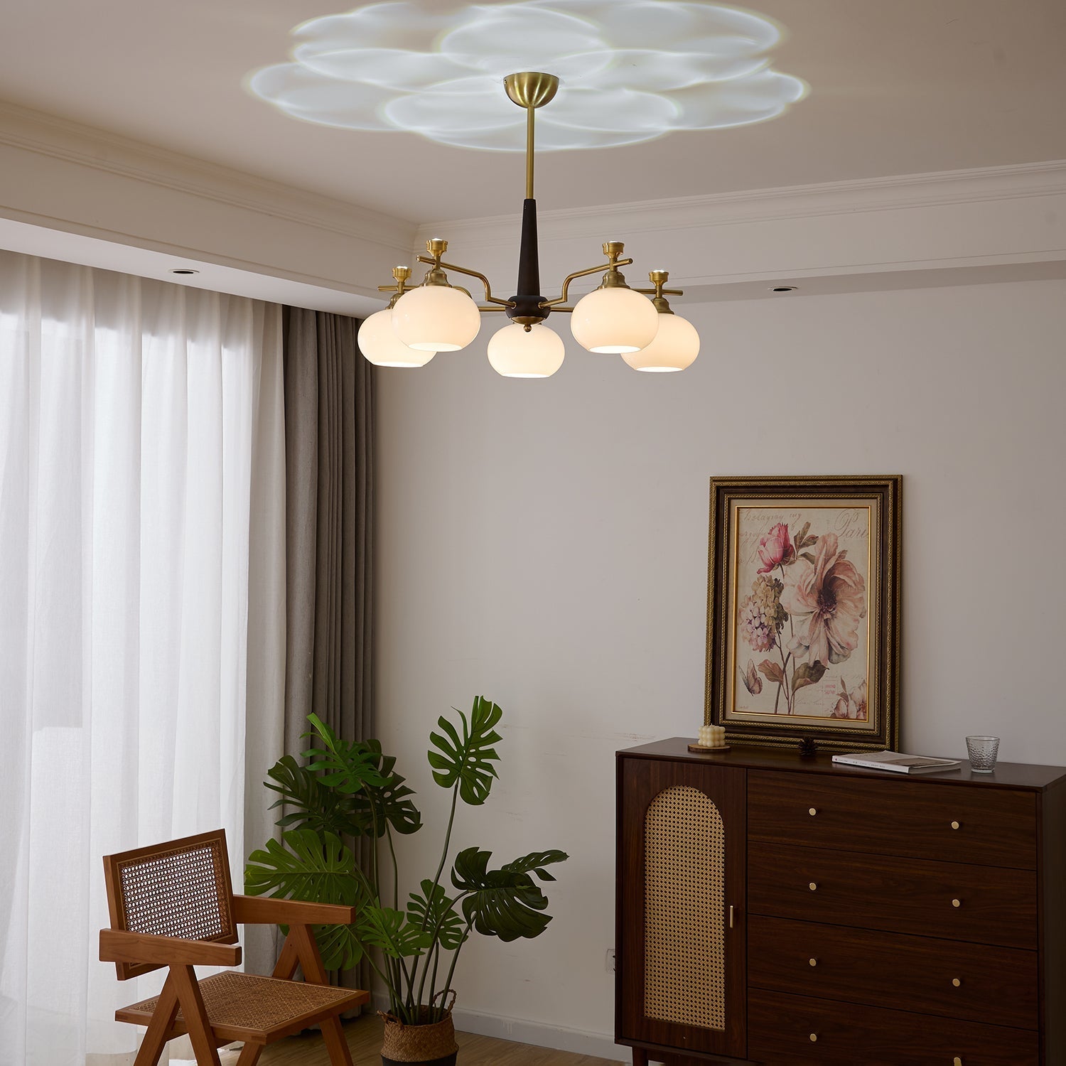 Alistair Sphere Chandelier-Homelova
