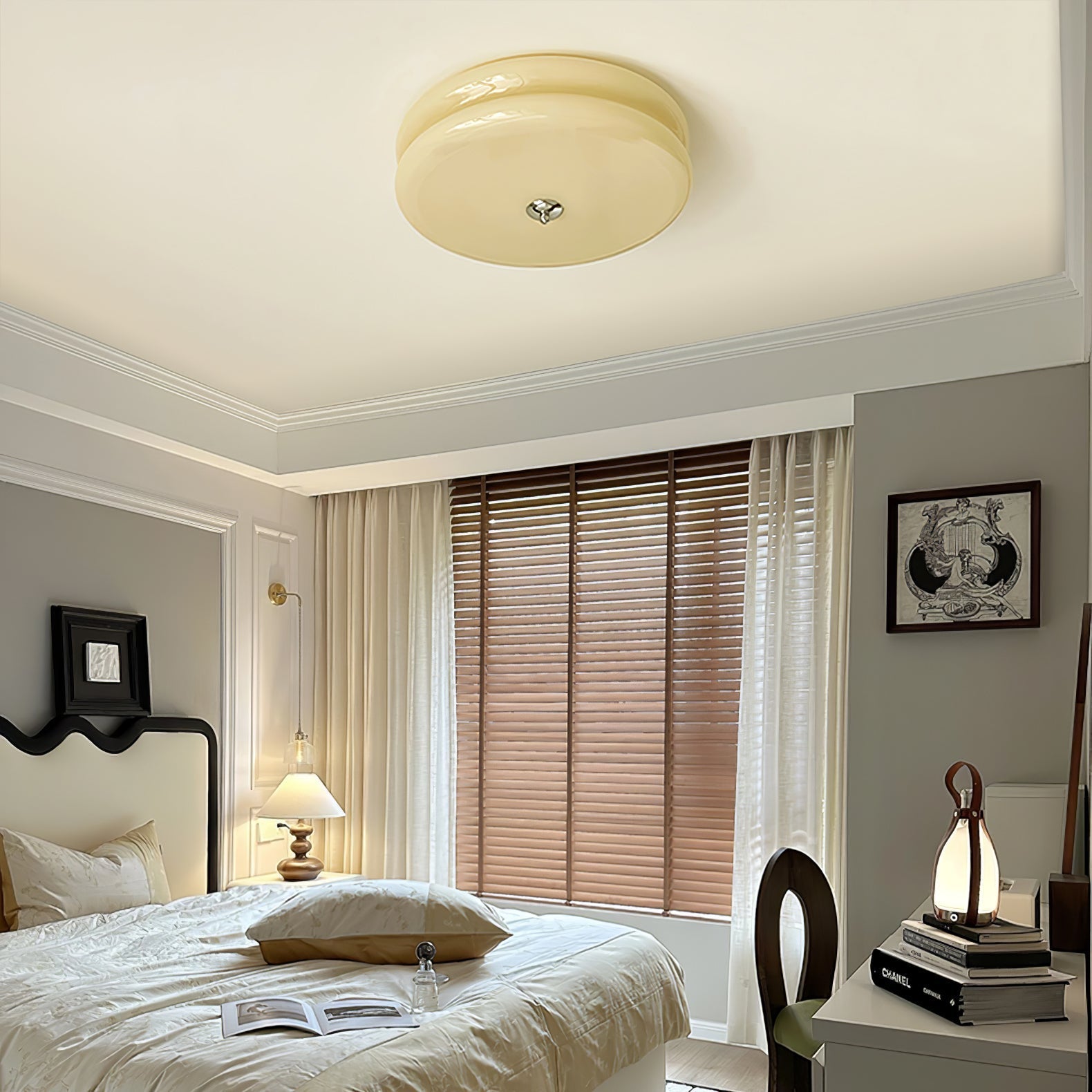 Art Deco Vintage Ceiling Light-Homelova
