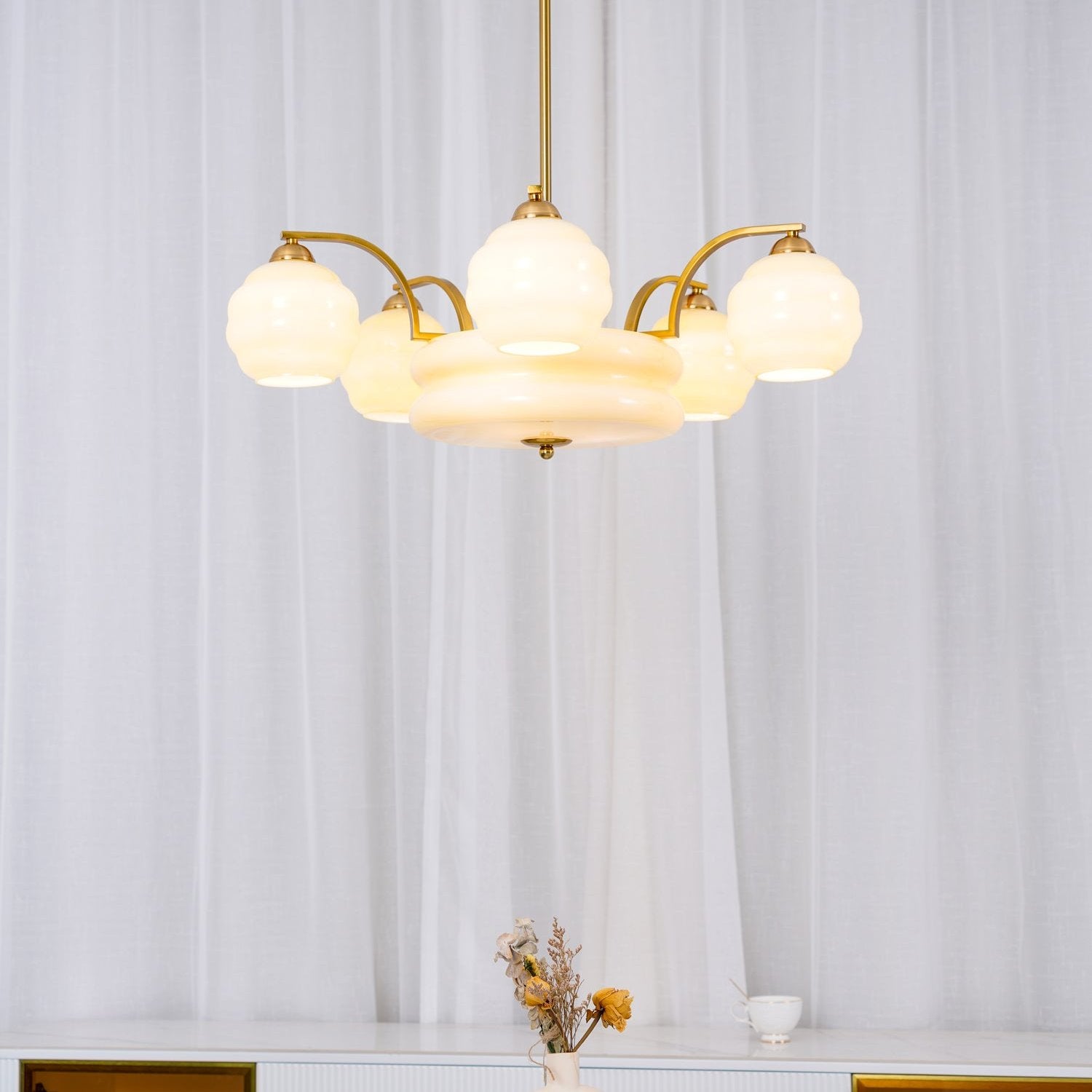 Art Deco Vintage Chandelier-Homelova