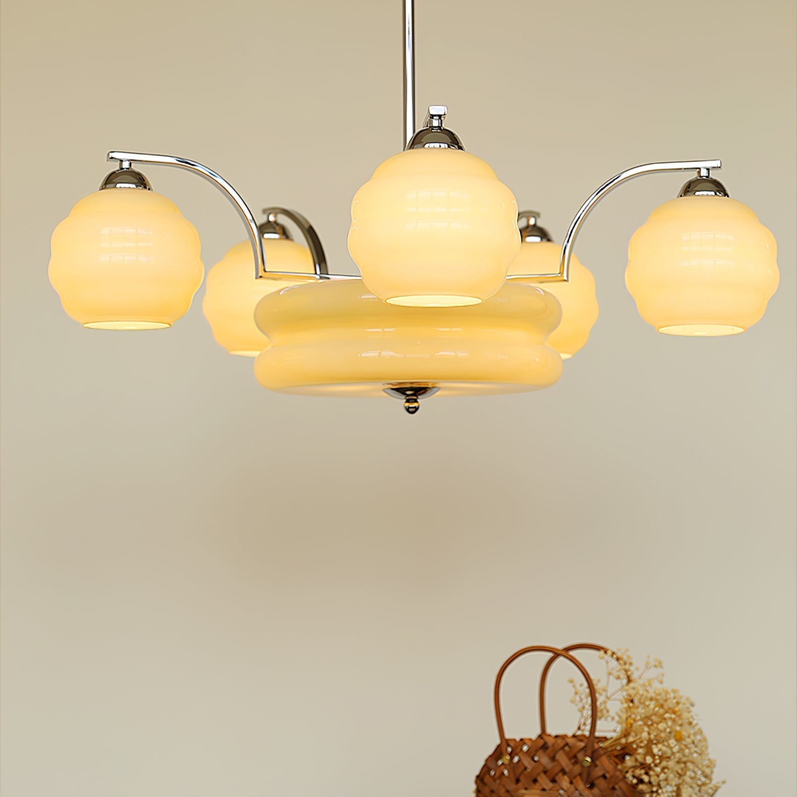 Art Deco Vintage Chandelier-Homelova