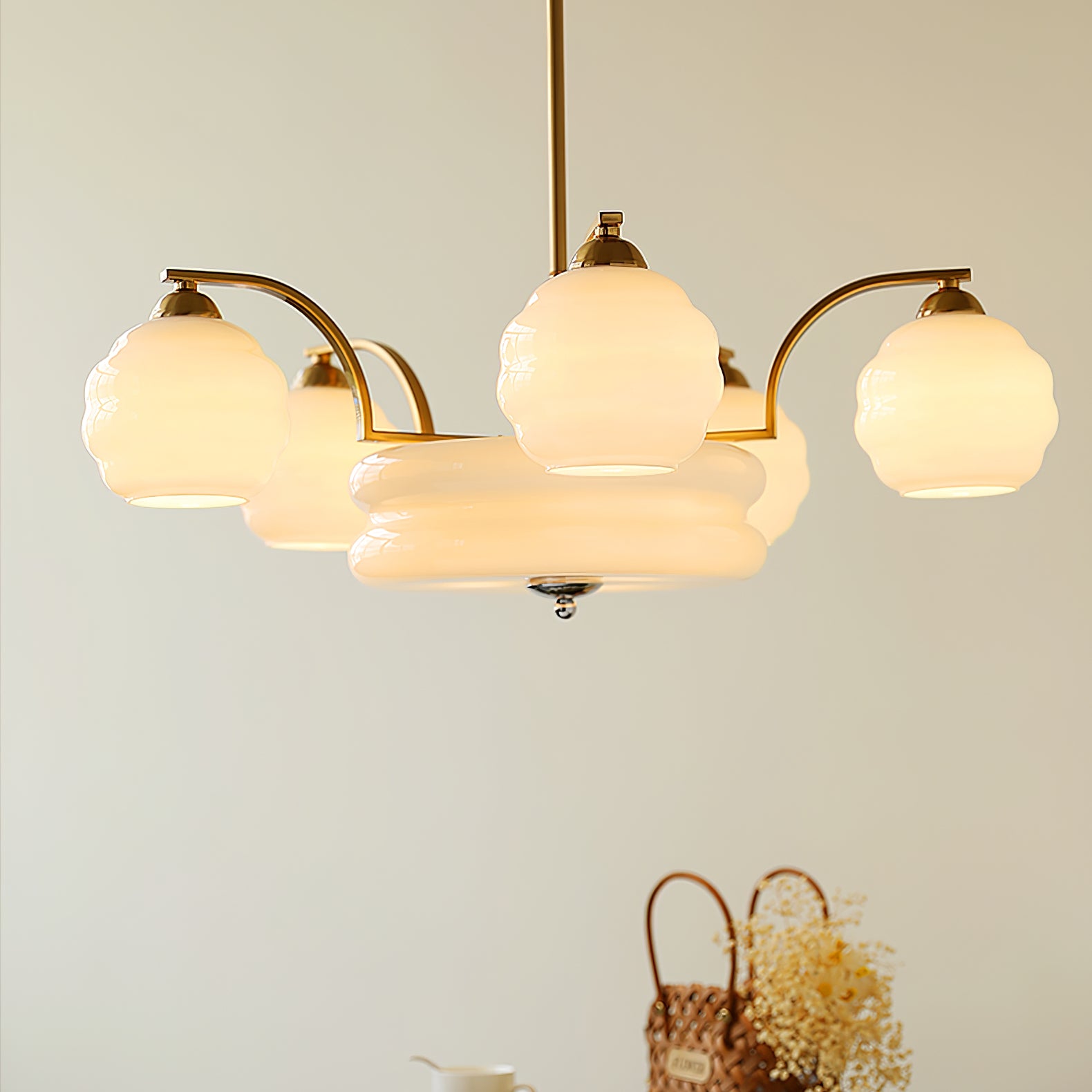 Art Deco Vintage Chandelier-Homelova