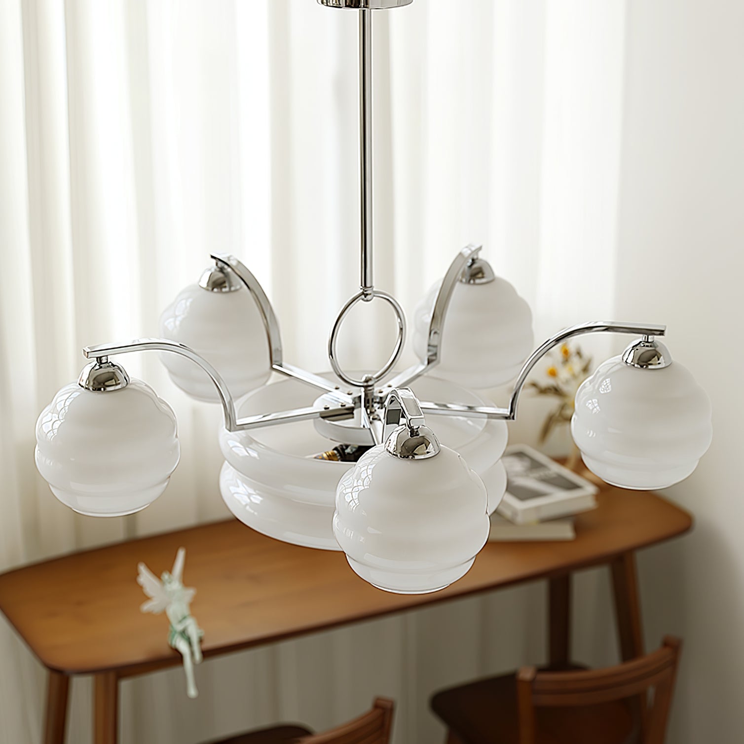 Art Deco Vintage Chandelier-Homelova
