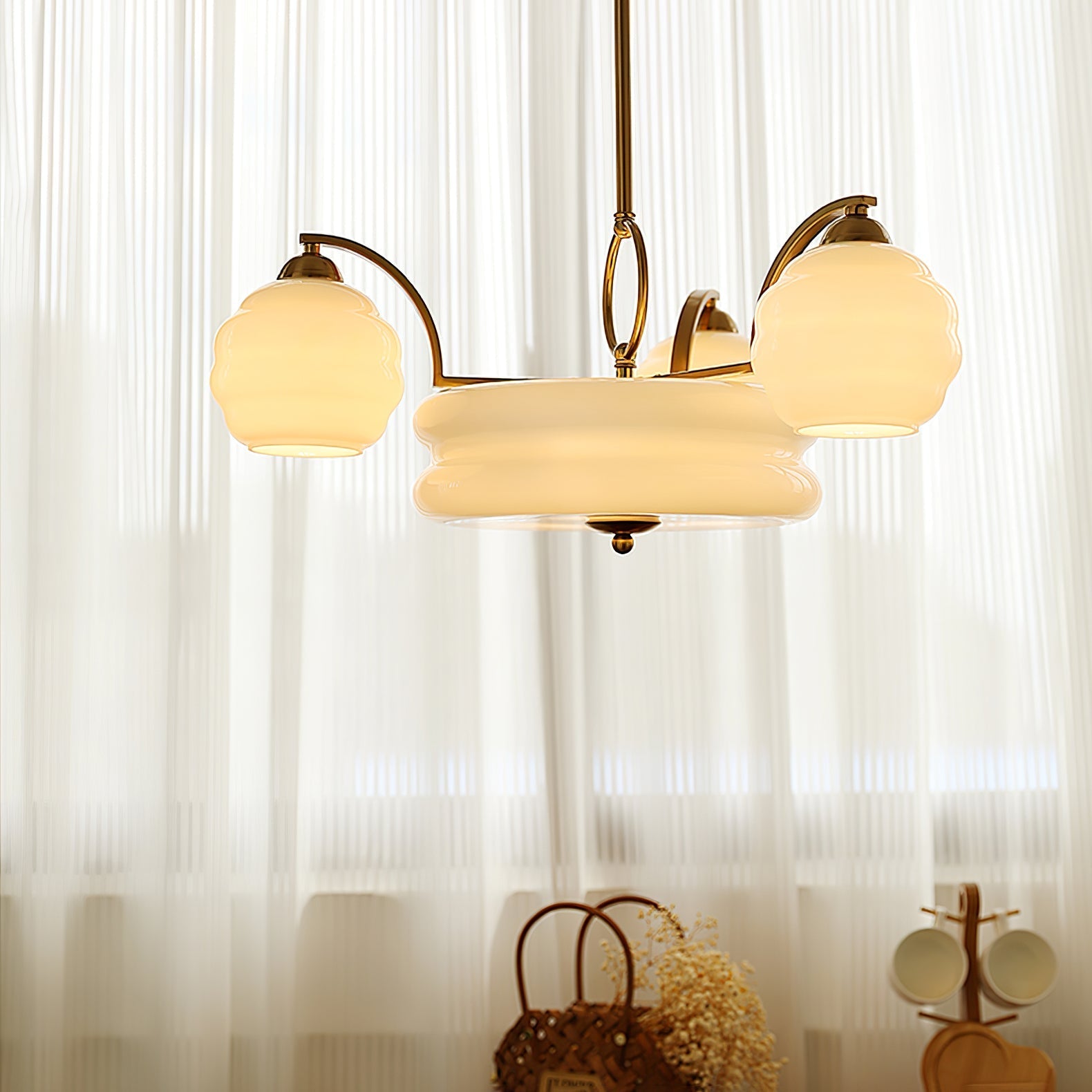 Art Deco Vintage Chandelier-Homelova