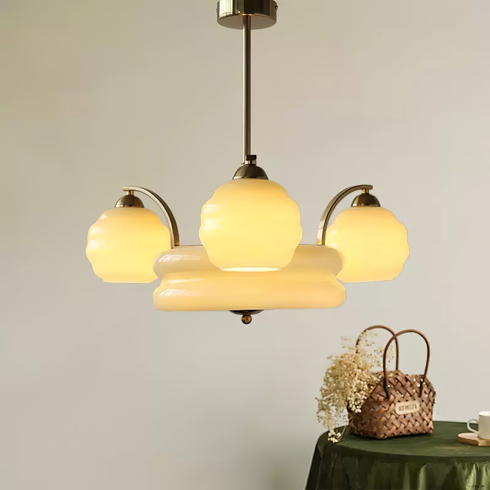 Art Deco Vintage Chandelier-Homelova