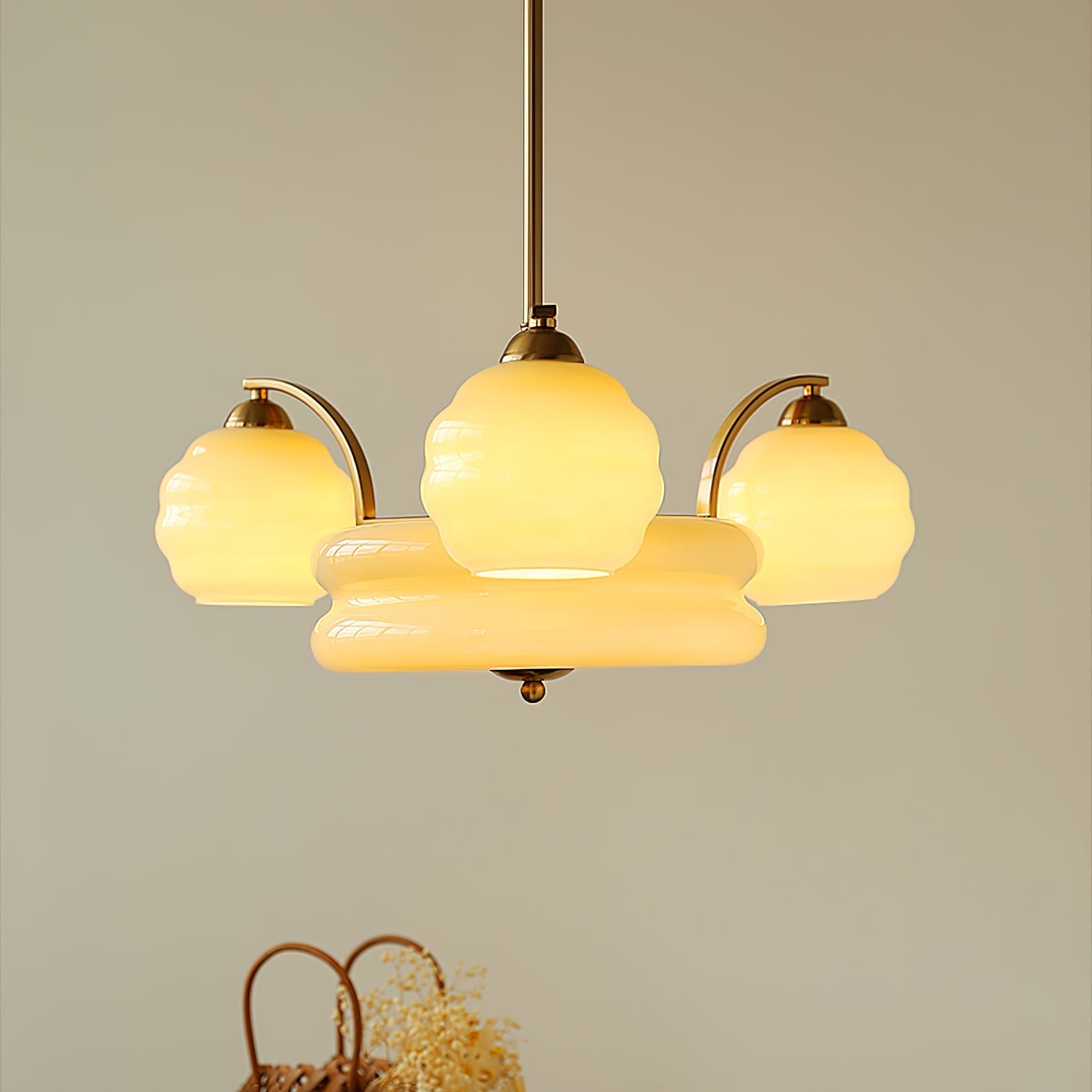 Art Deco Vintage Chandelier-Homelova