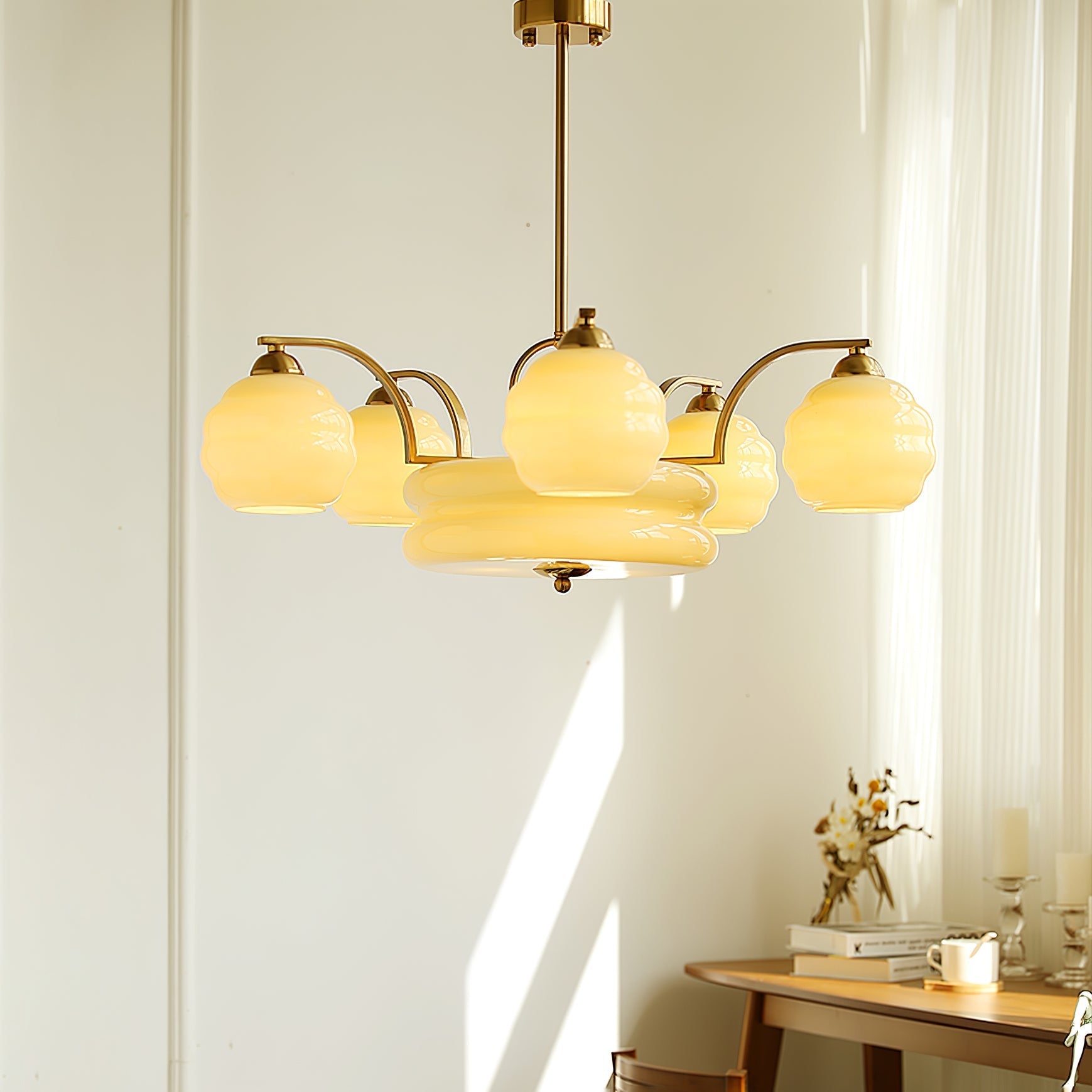 Art Deco Vintage Chandelier-Homelova