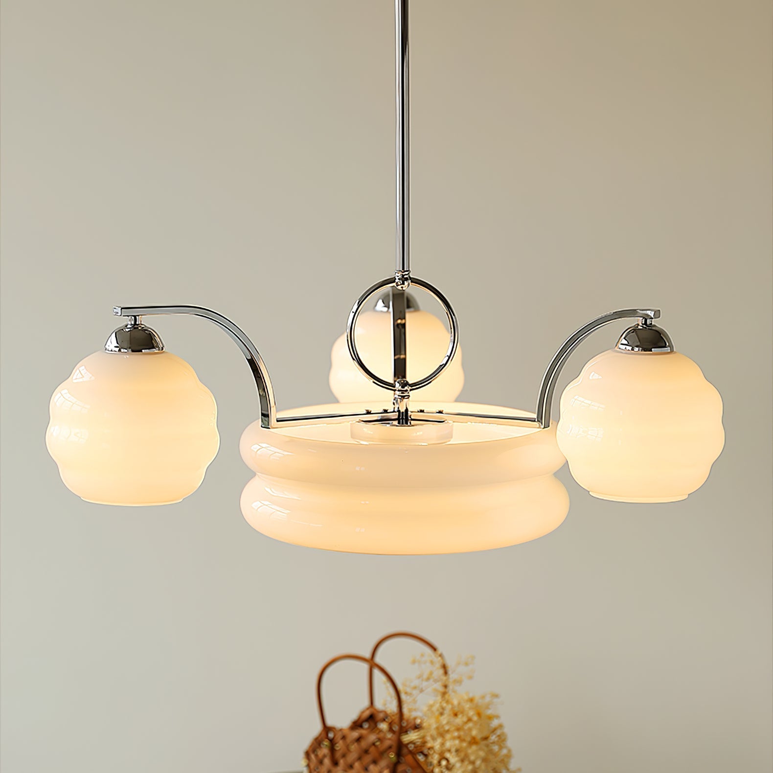 Art Deco Vintage Chandelier-Homelova