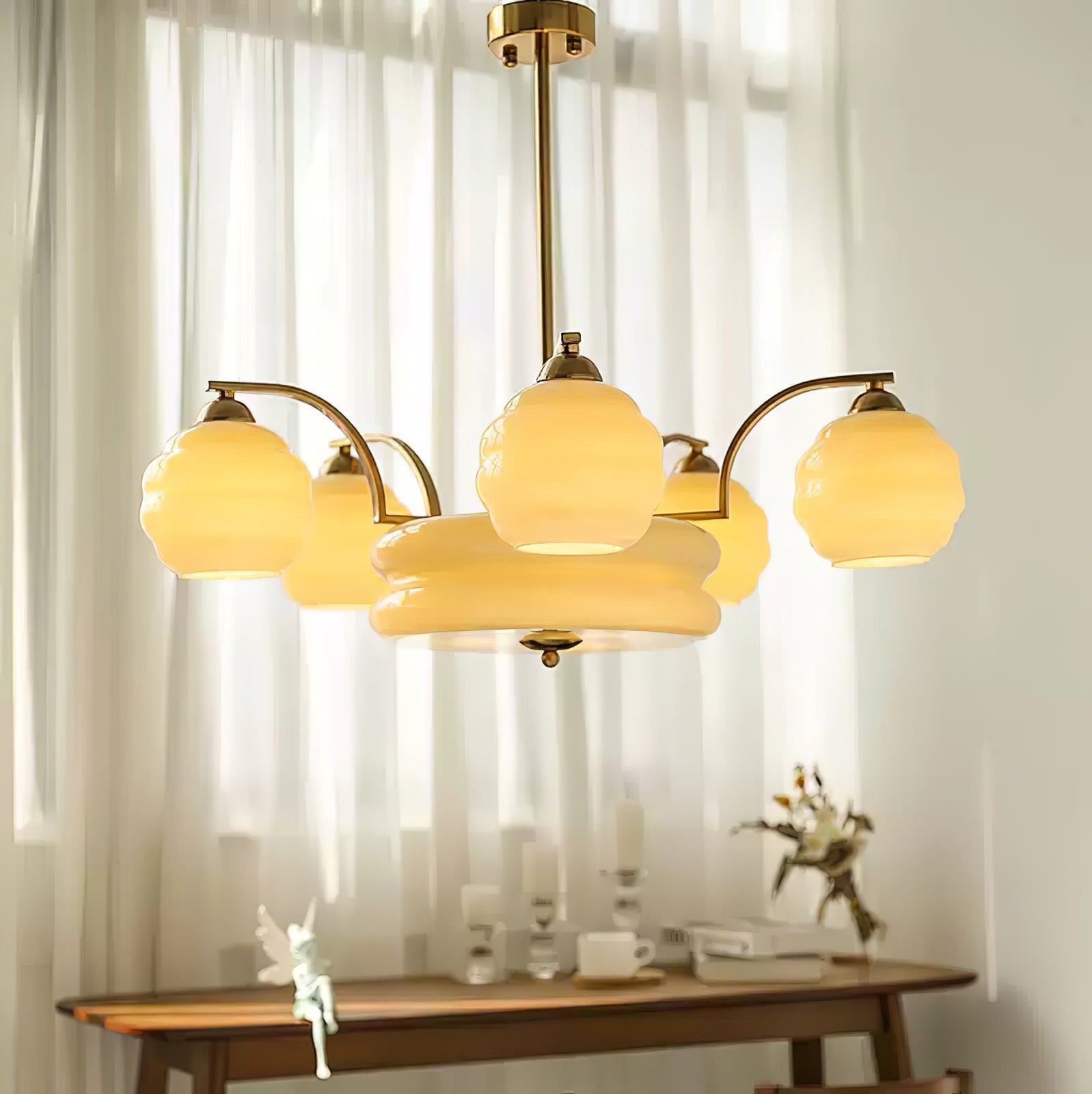 Art Deco Vintage Chandelier-Homelova