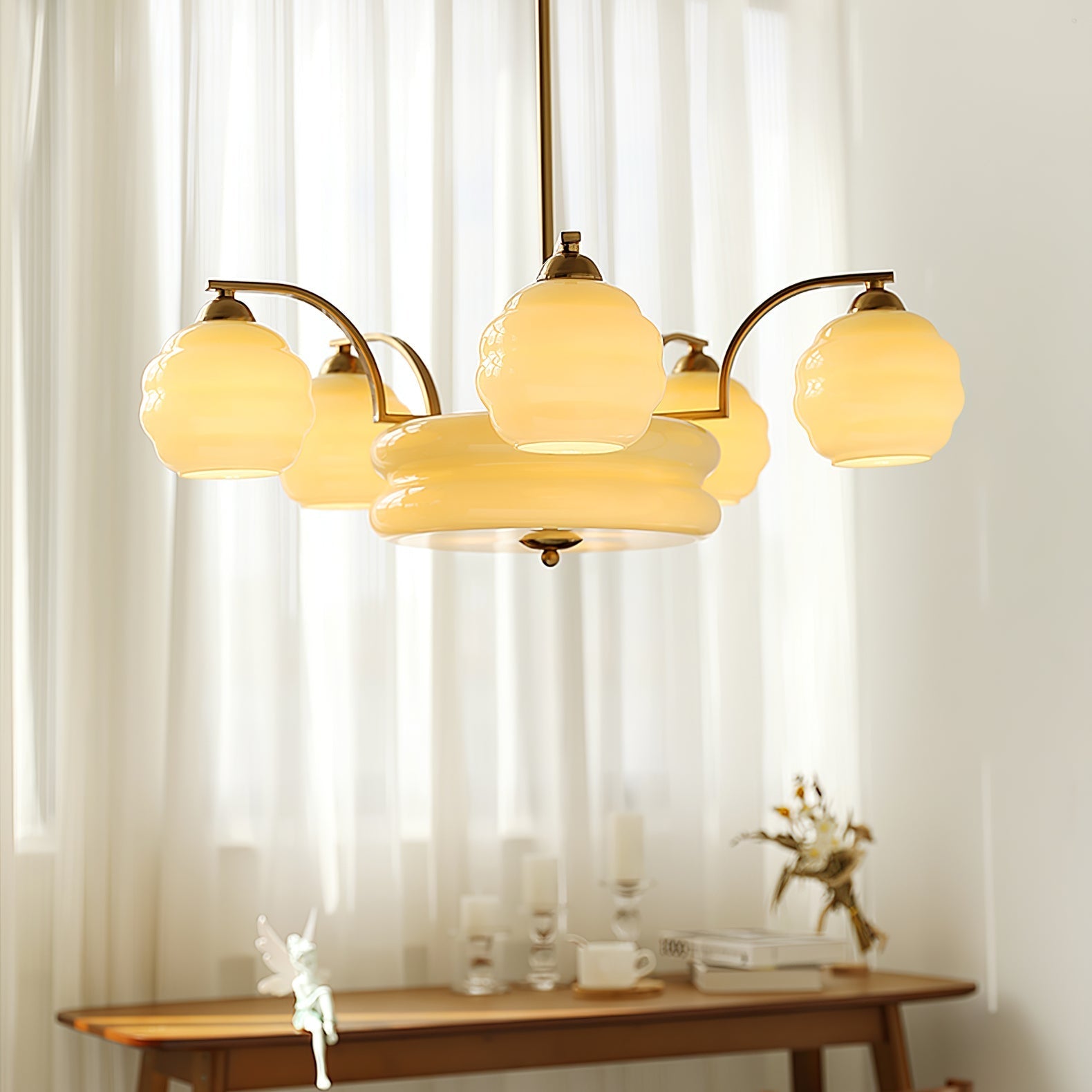 Art Deco Vintage Chandelier-Homelova