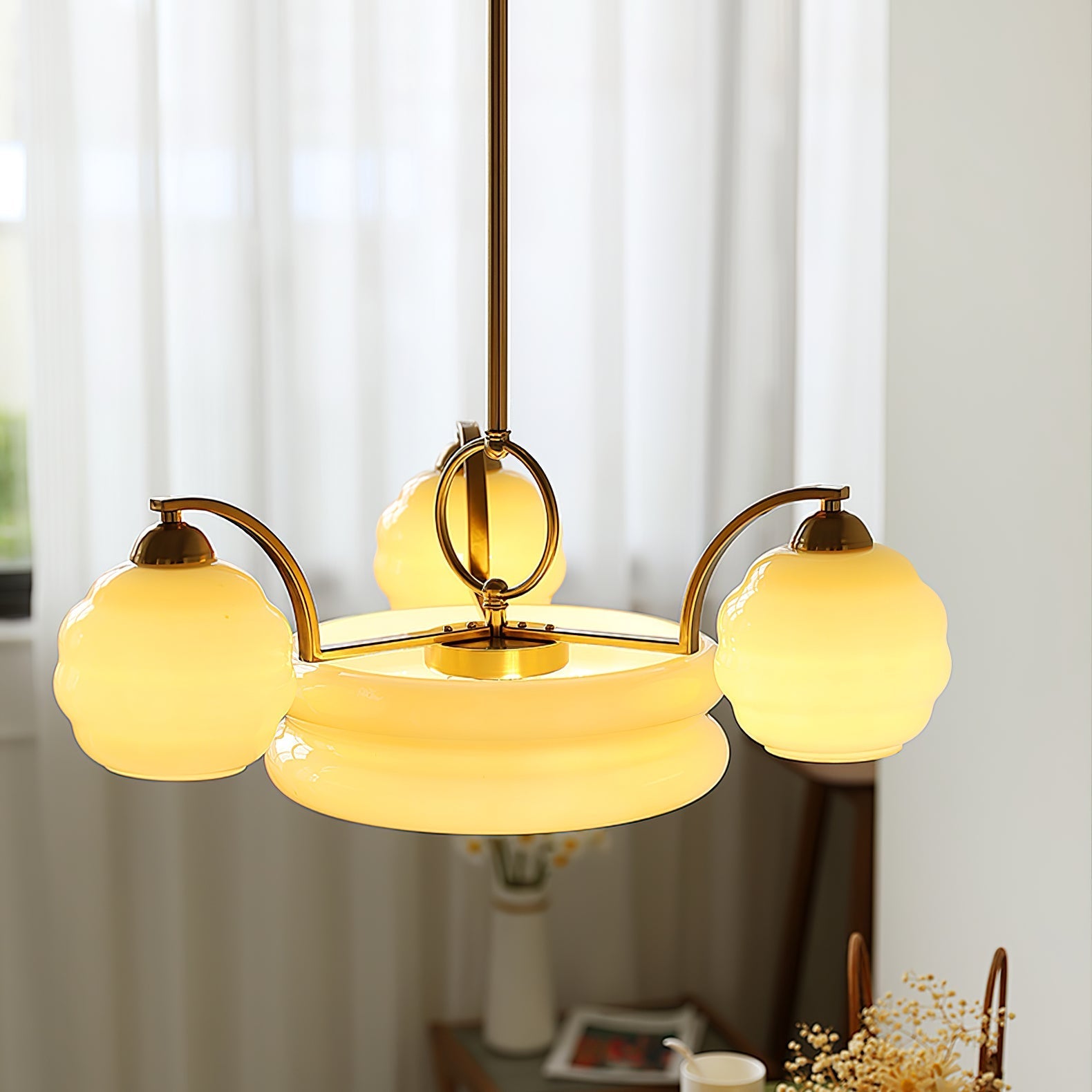 Art Deco Vintage Chandelier-Homelova