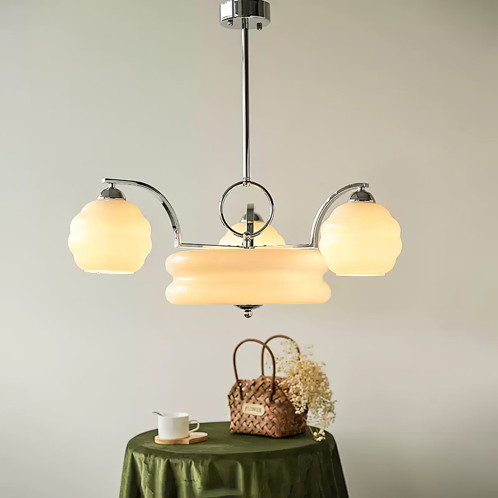 Art Deco Vintage Chandelier-Homelova