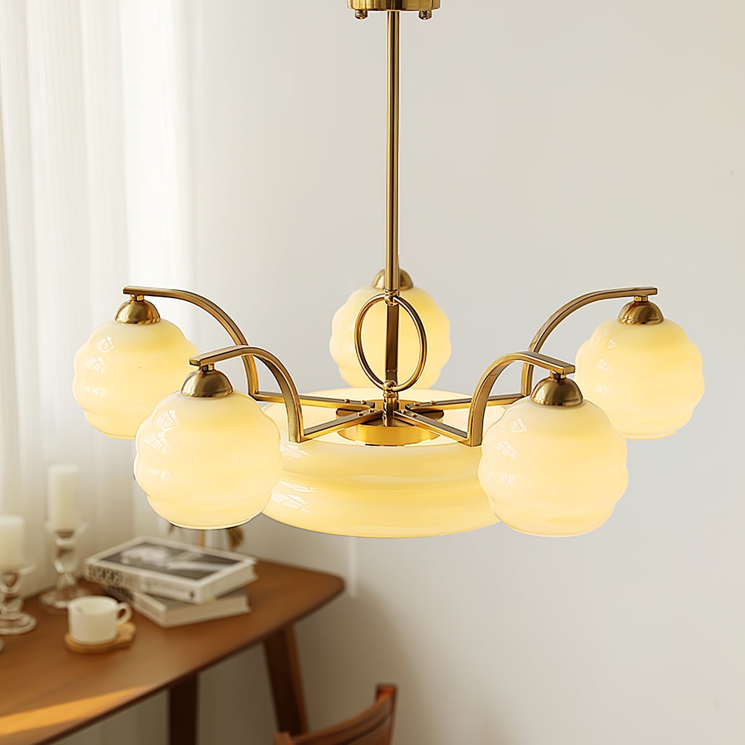 Art Deco Vintage Chandelier-Homelova