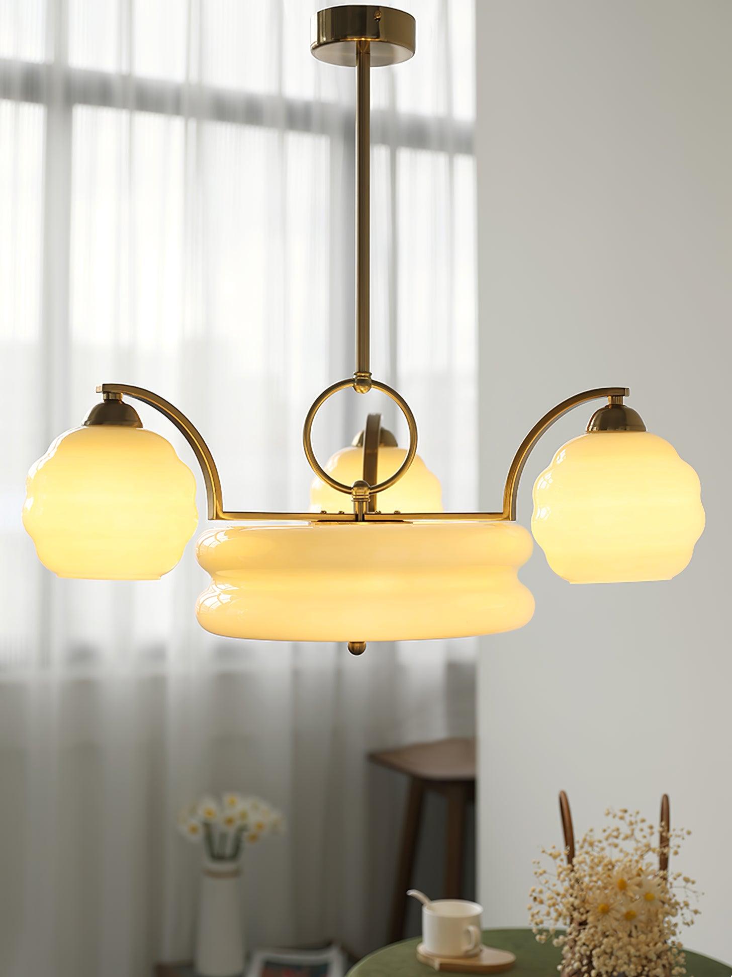 Art Deco Vintage Chandelier-Homelova