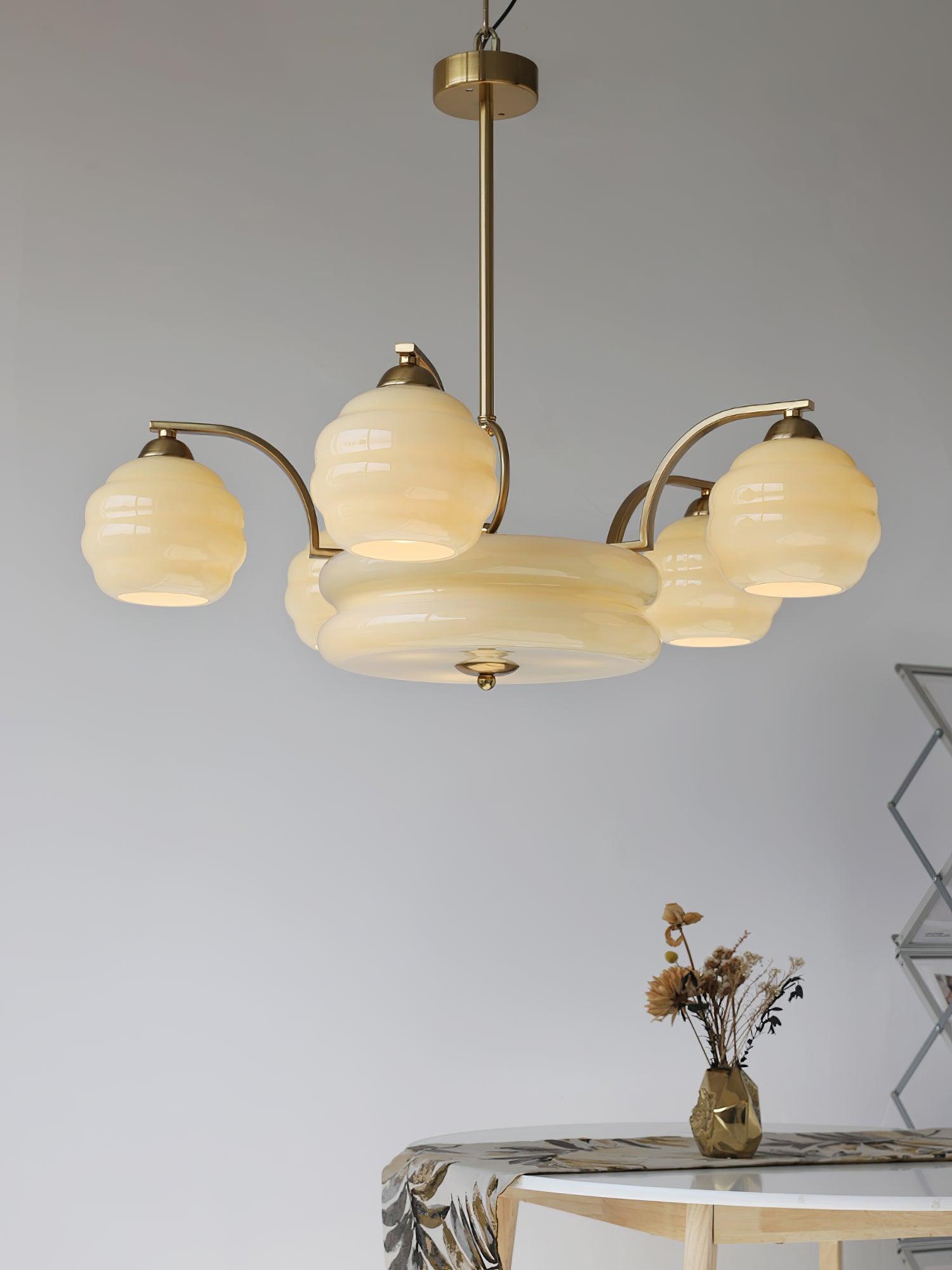 Art Deco Vintage Chandelier-Homelova