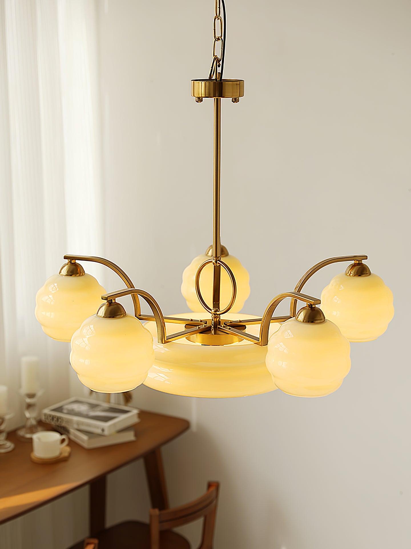 Art Deco Vintage Chandelier-Homelova
