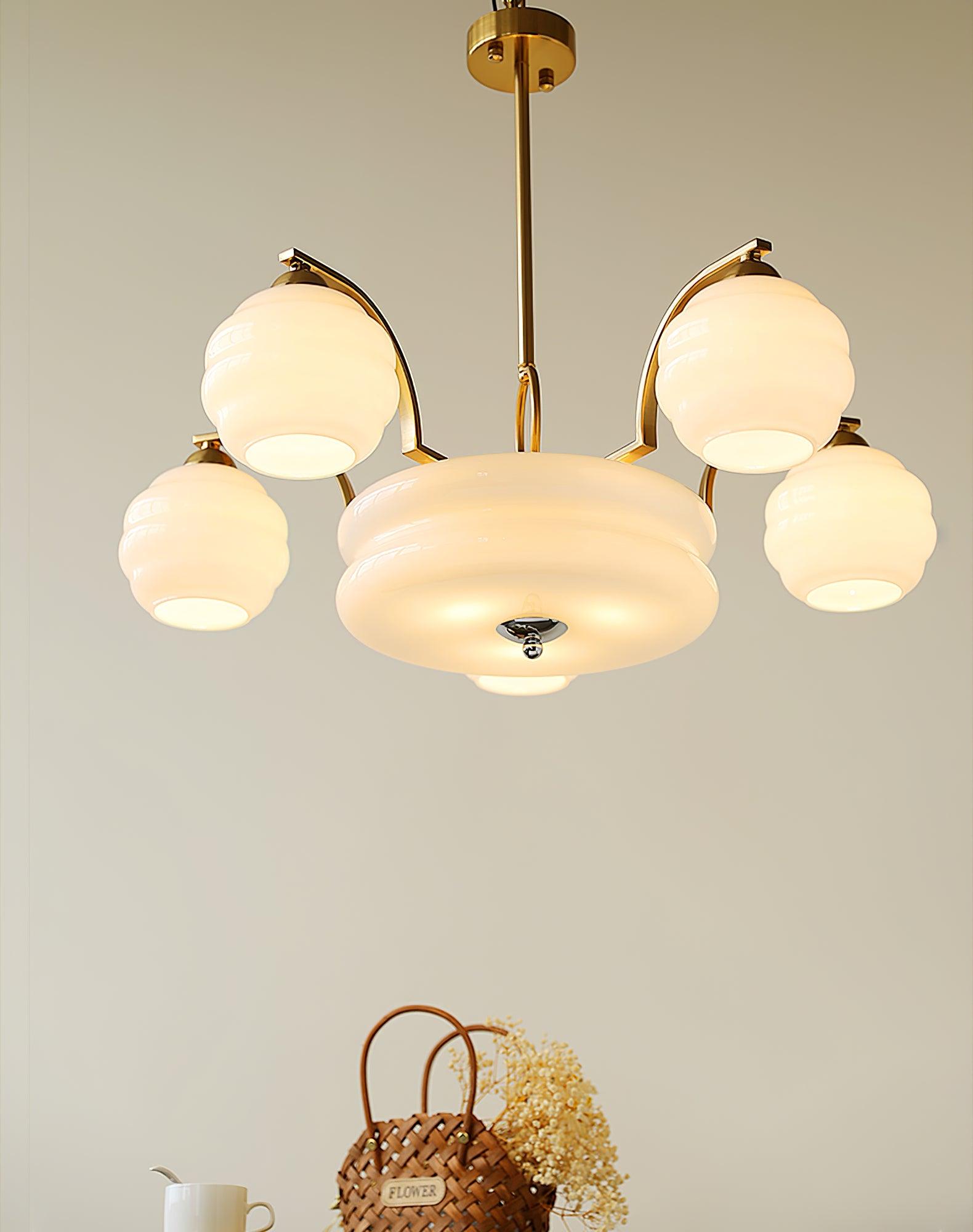 Art Deco Vintage Chandelier-Homelova