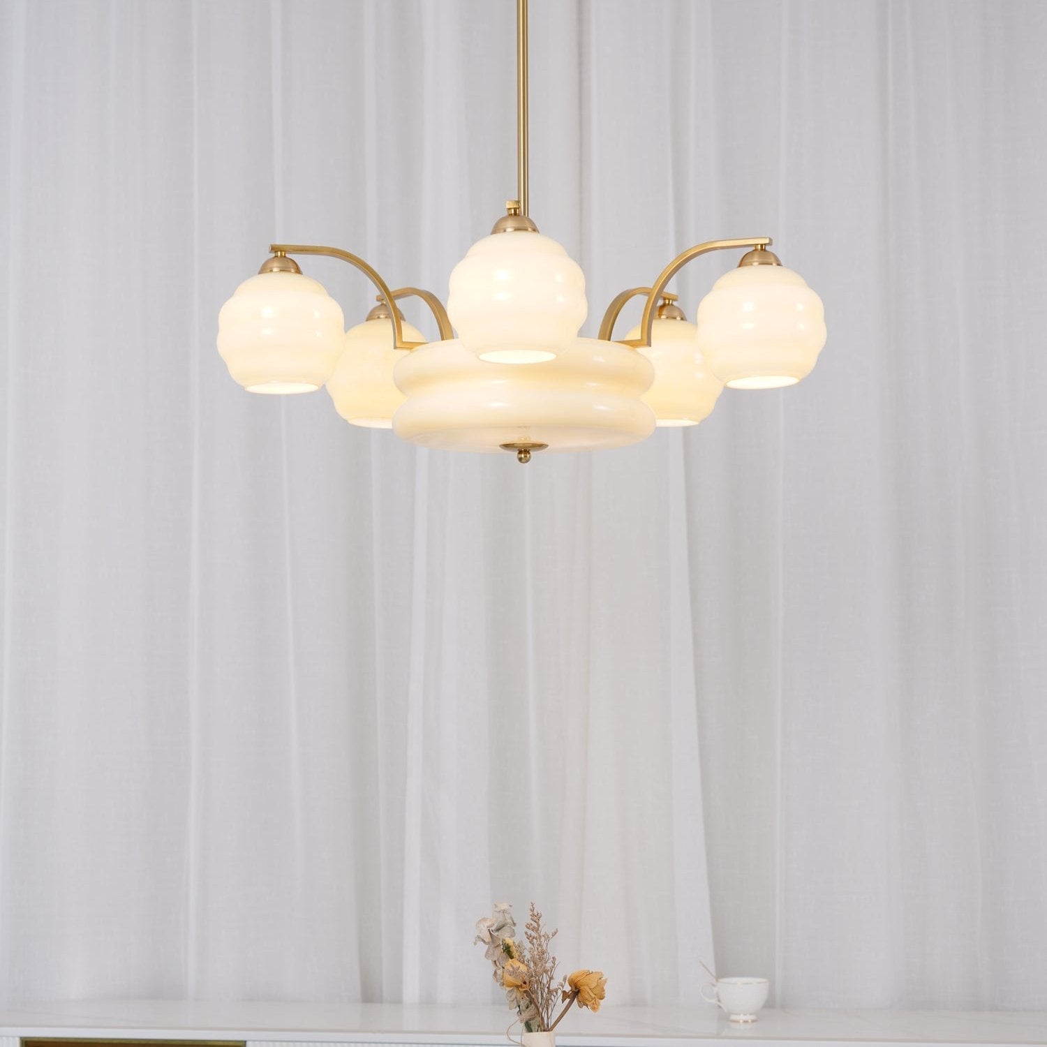 Art Deco Vintage Chandelier-Homelova