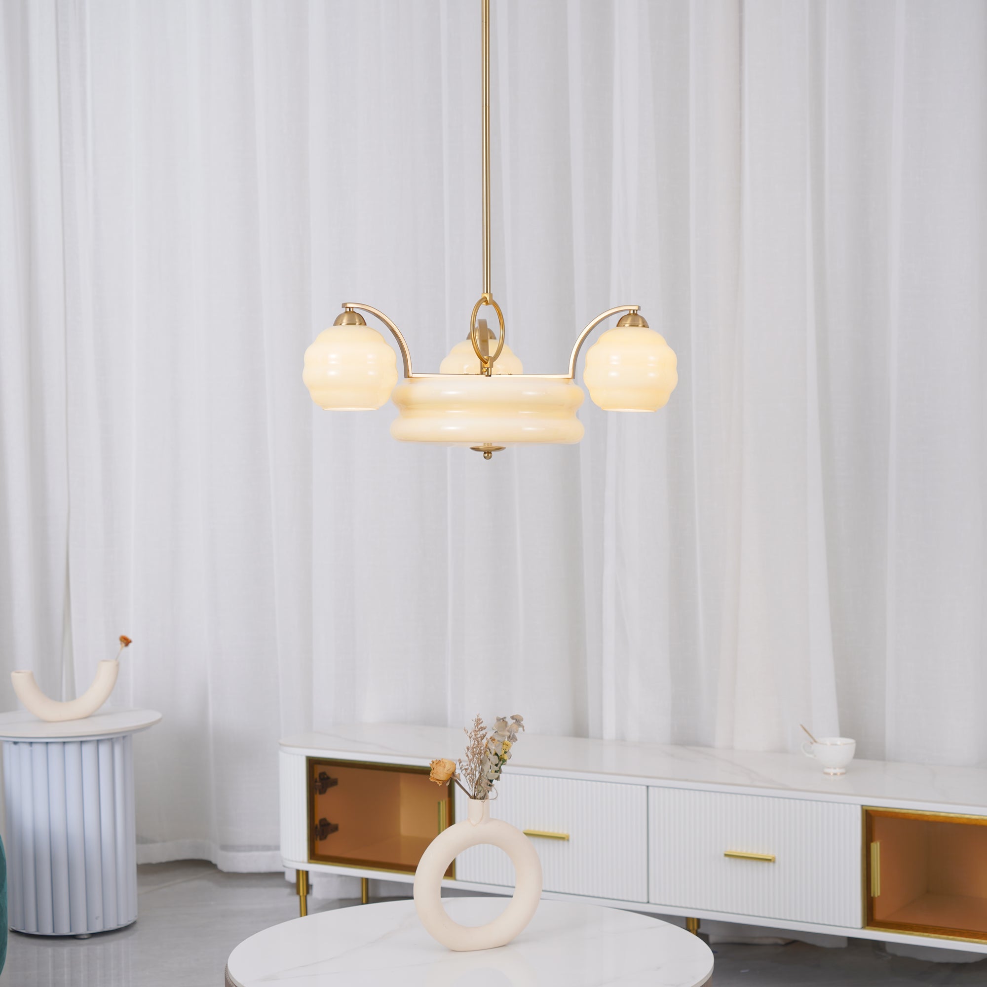 Art Deco Vintage Chandelier-Homelova