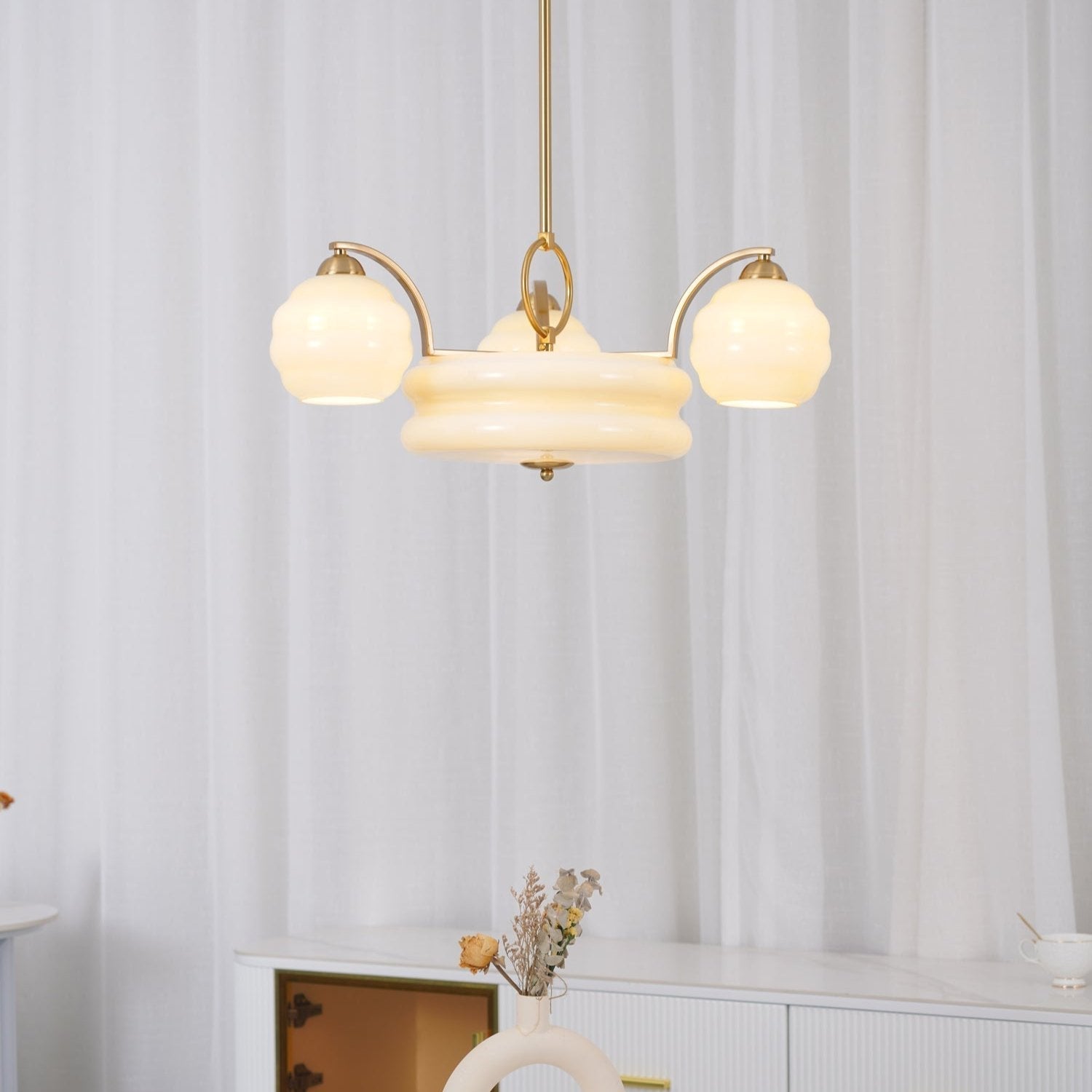 Art Deco Vintage Chandelier-Homelova