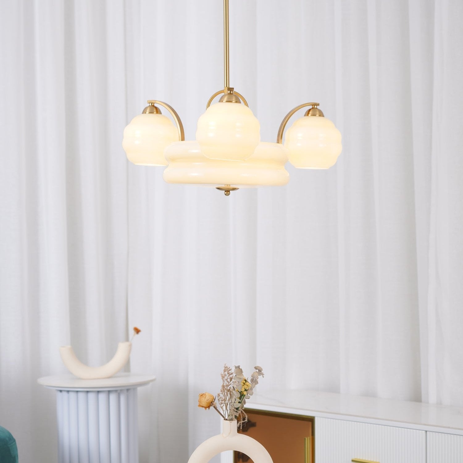 Art Deco Vintage Chandelier-Homelova