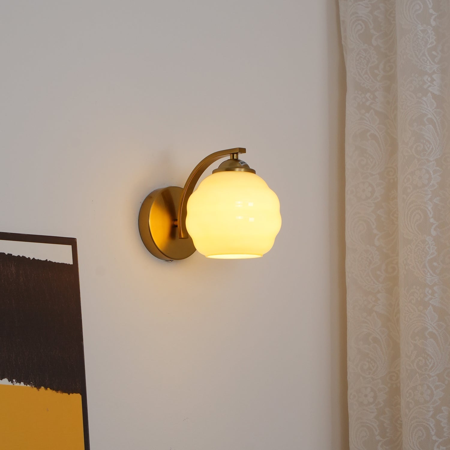 Art Deco Plug-in Wall Lamp-Homelova
