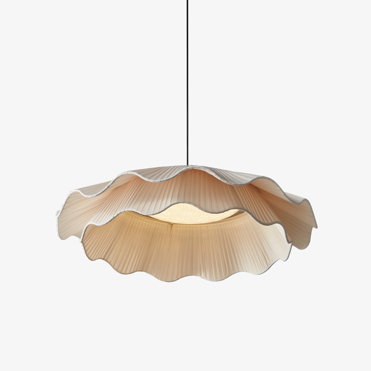 Arwen Fabric Wave Pendant Lamp-Homelova