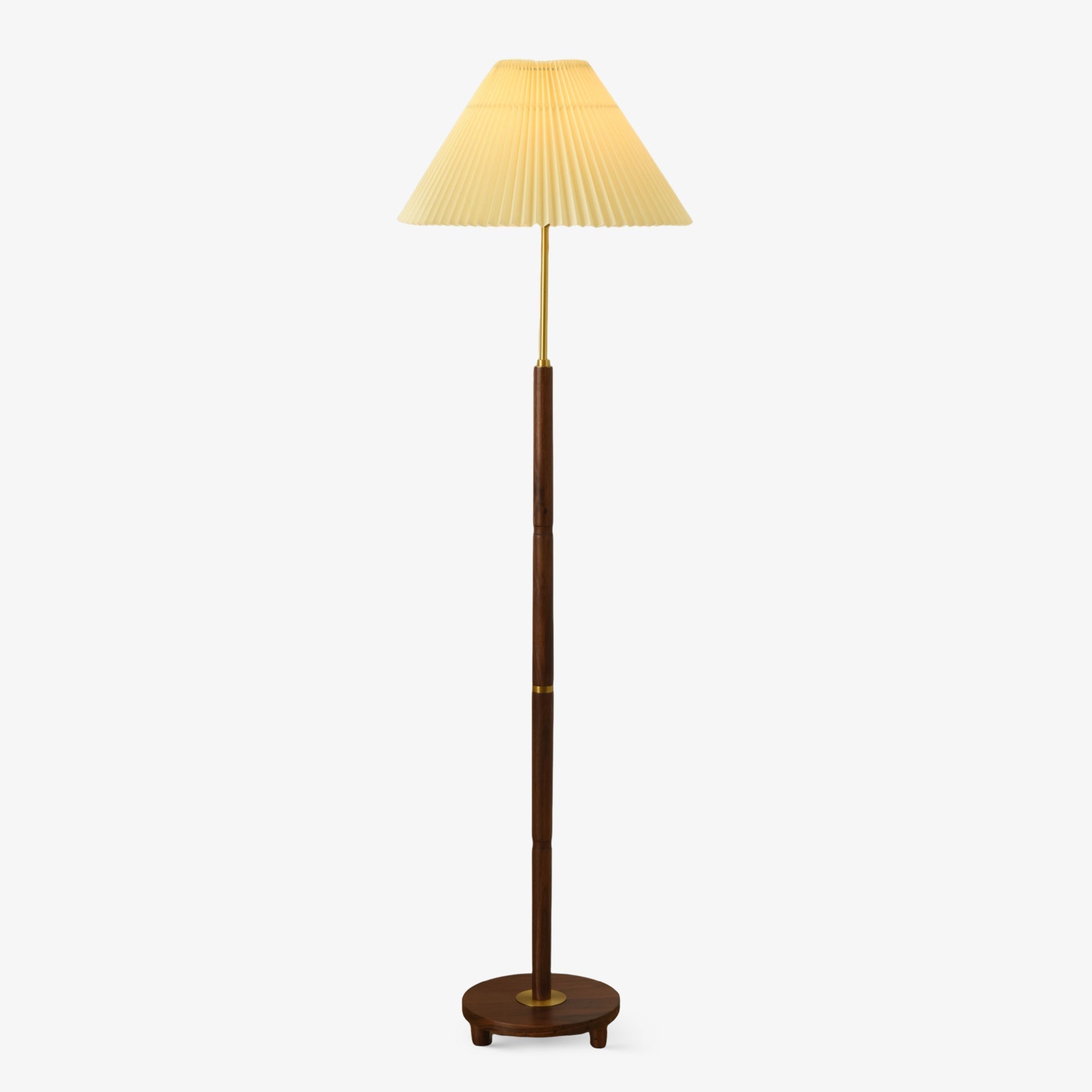 Axya Vintage Pleated Floor Lamp-Homelova