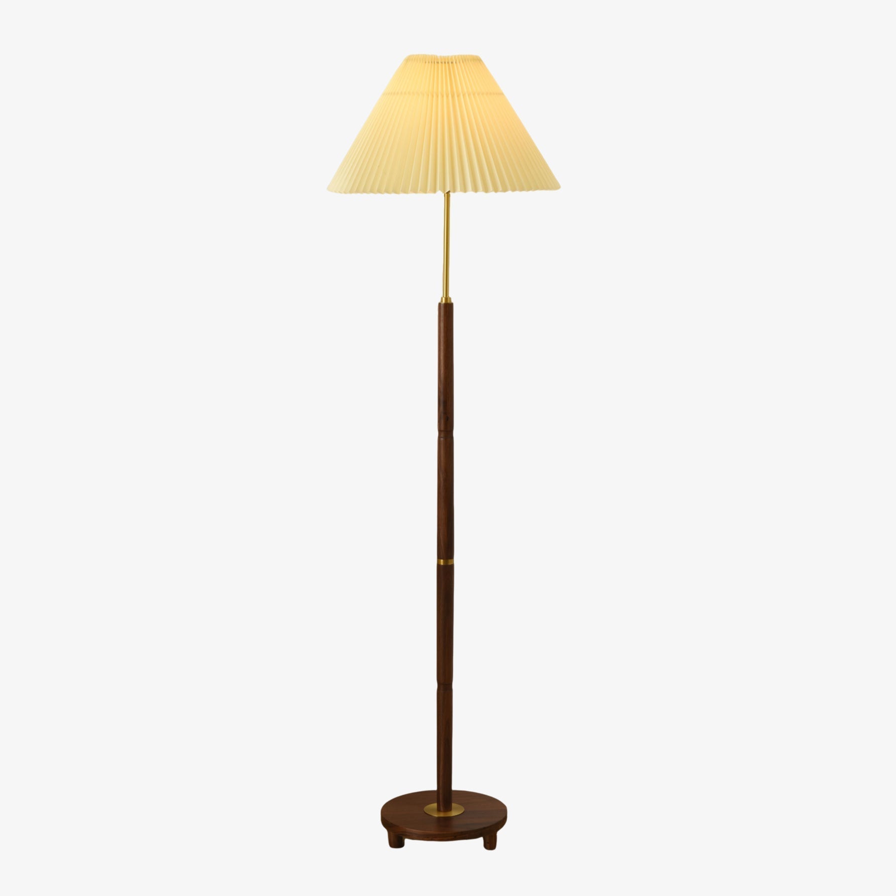 Axya Vintage Pleated Floor Lamp-Homelova