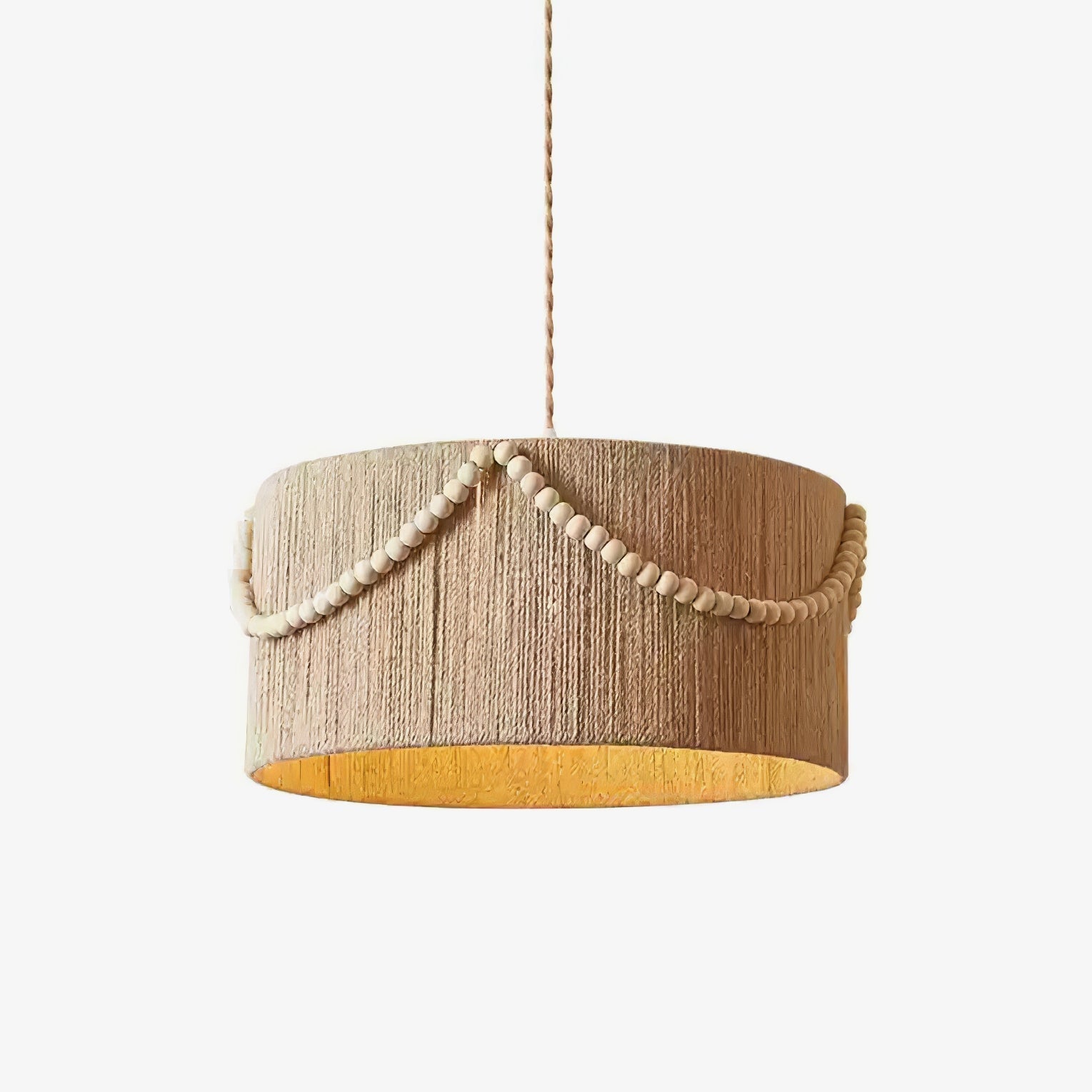 Beaded Boho Pendant Lamp-Homelova
