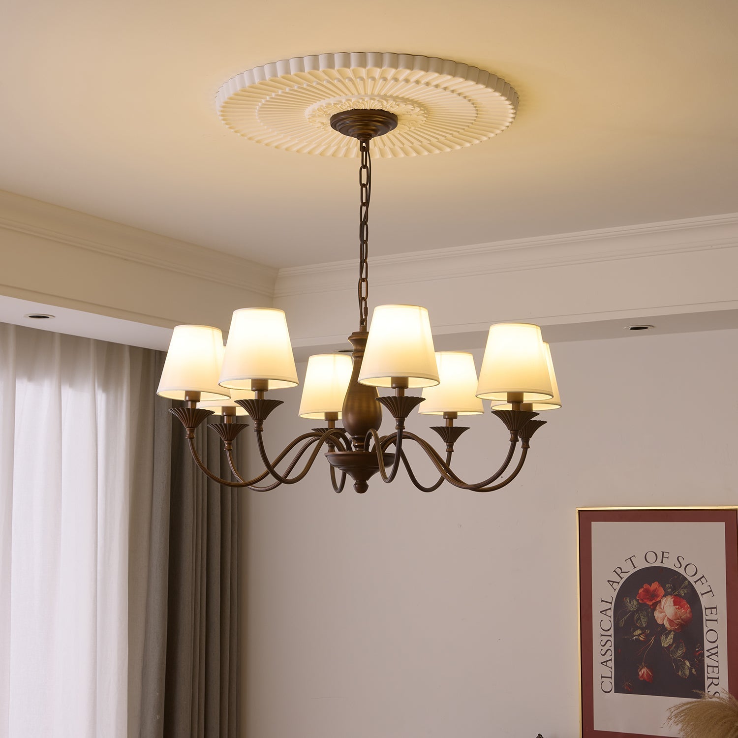 Beatrice Vintage Chandelier-Homelova