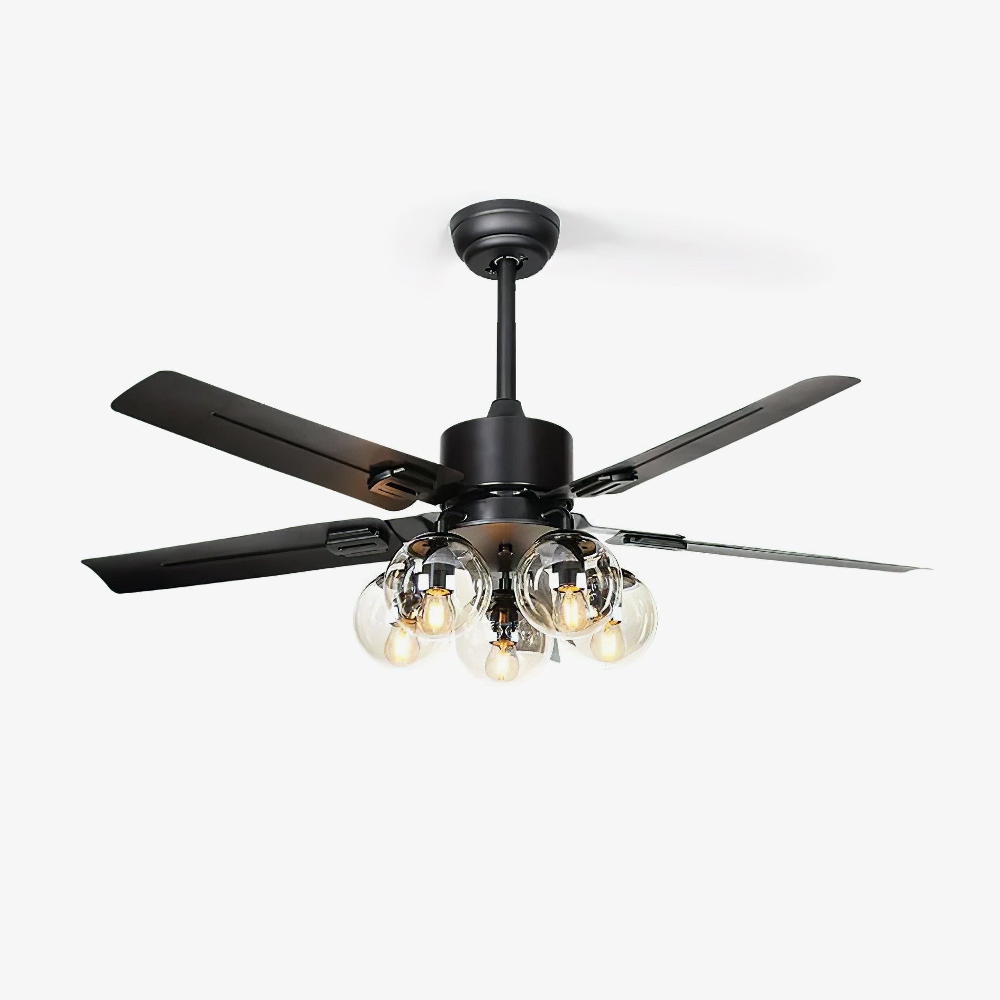 Black Vintage Ceiling Fan-Homelova