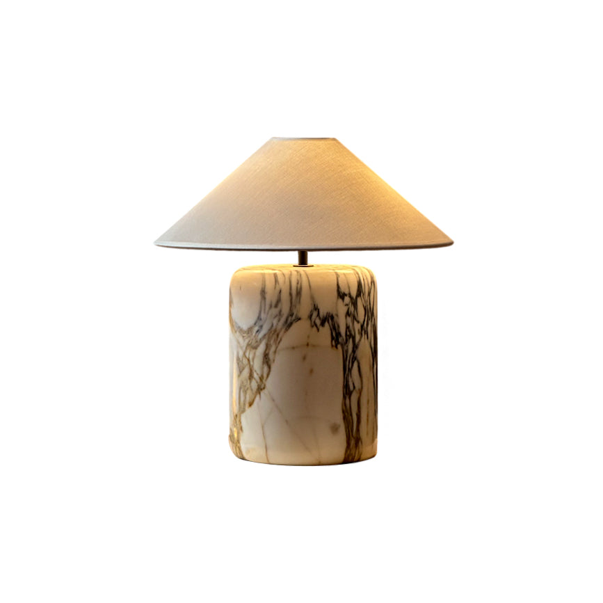 Block Marble Table Lamp-Homelova