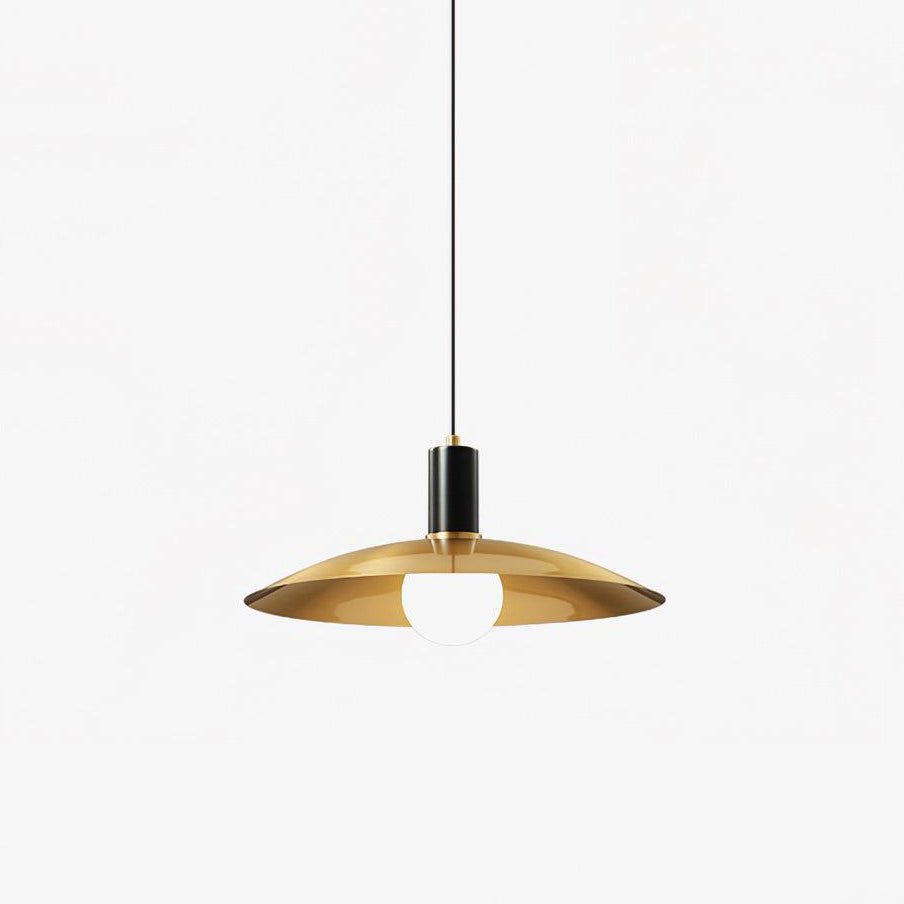 Brass Flared Pendant Lamp-Homelova