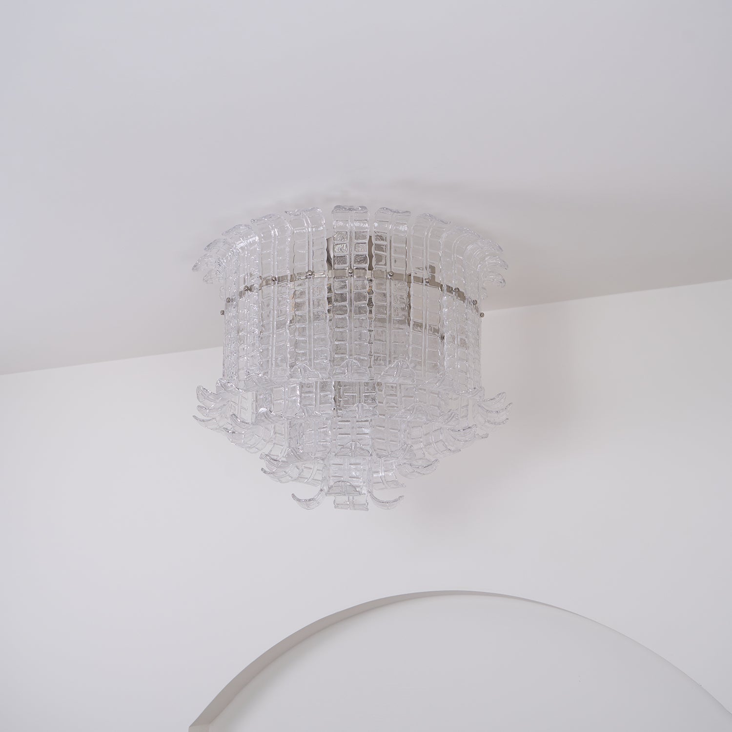 Calista Murano Glass Ceiling Lamp-Homelova