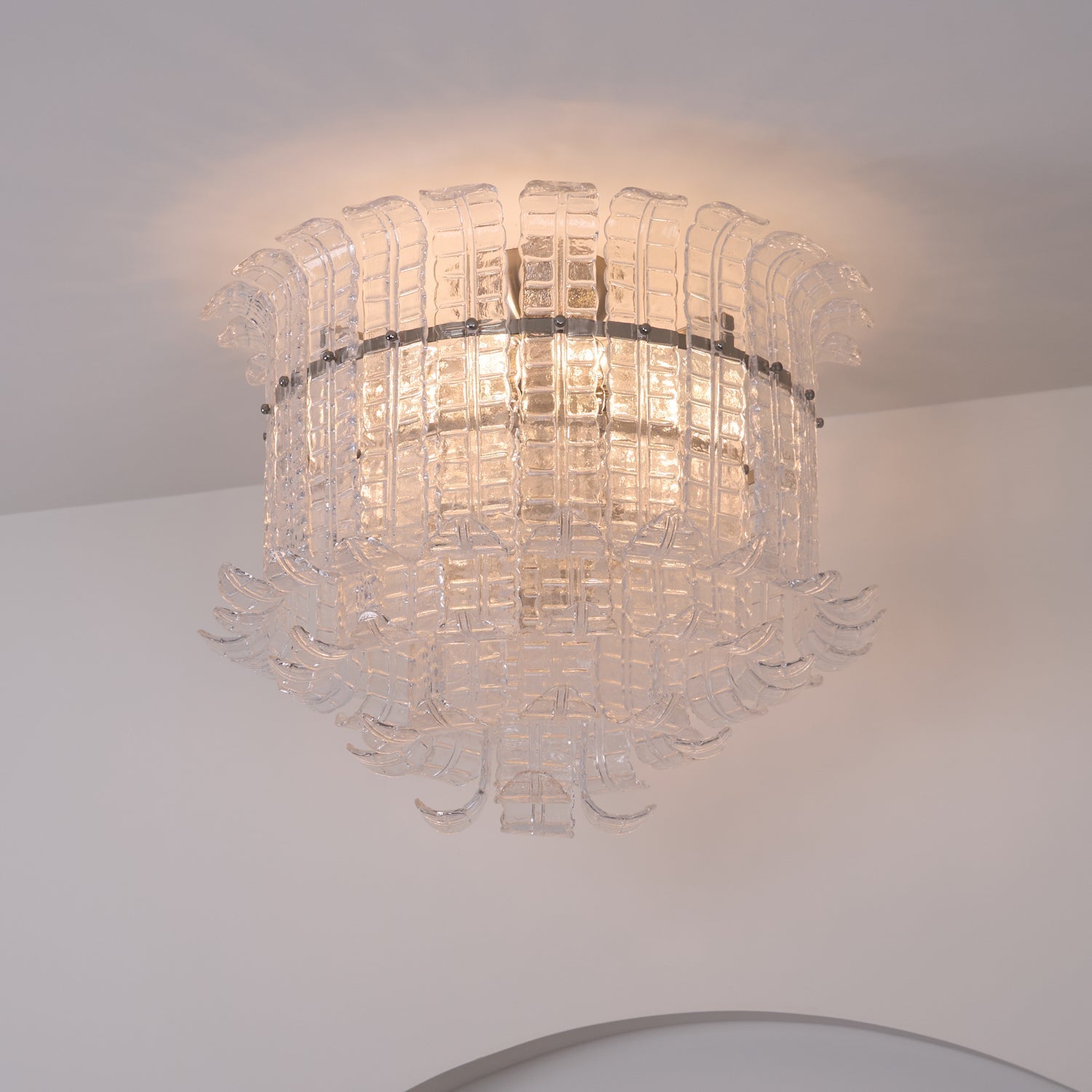 Calista Murano Glass Ceiling Lamp-Homelova
