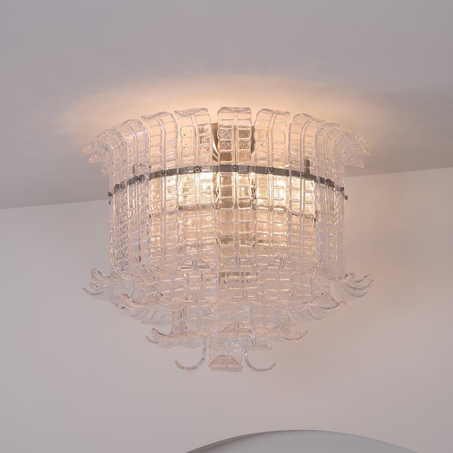 Calista Murano Glass Ceiling Lamp-Homelova