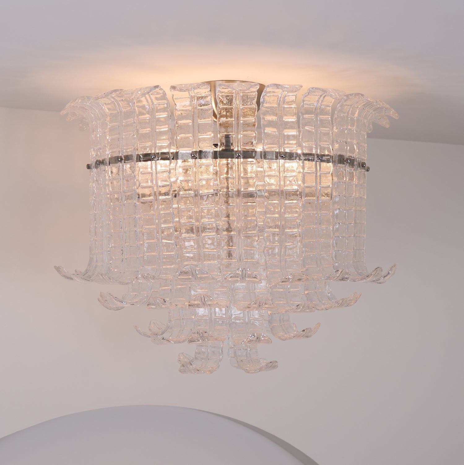 Calista Murano Glass Ceiling Lamp-Homelova