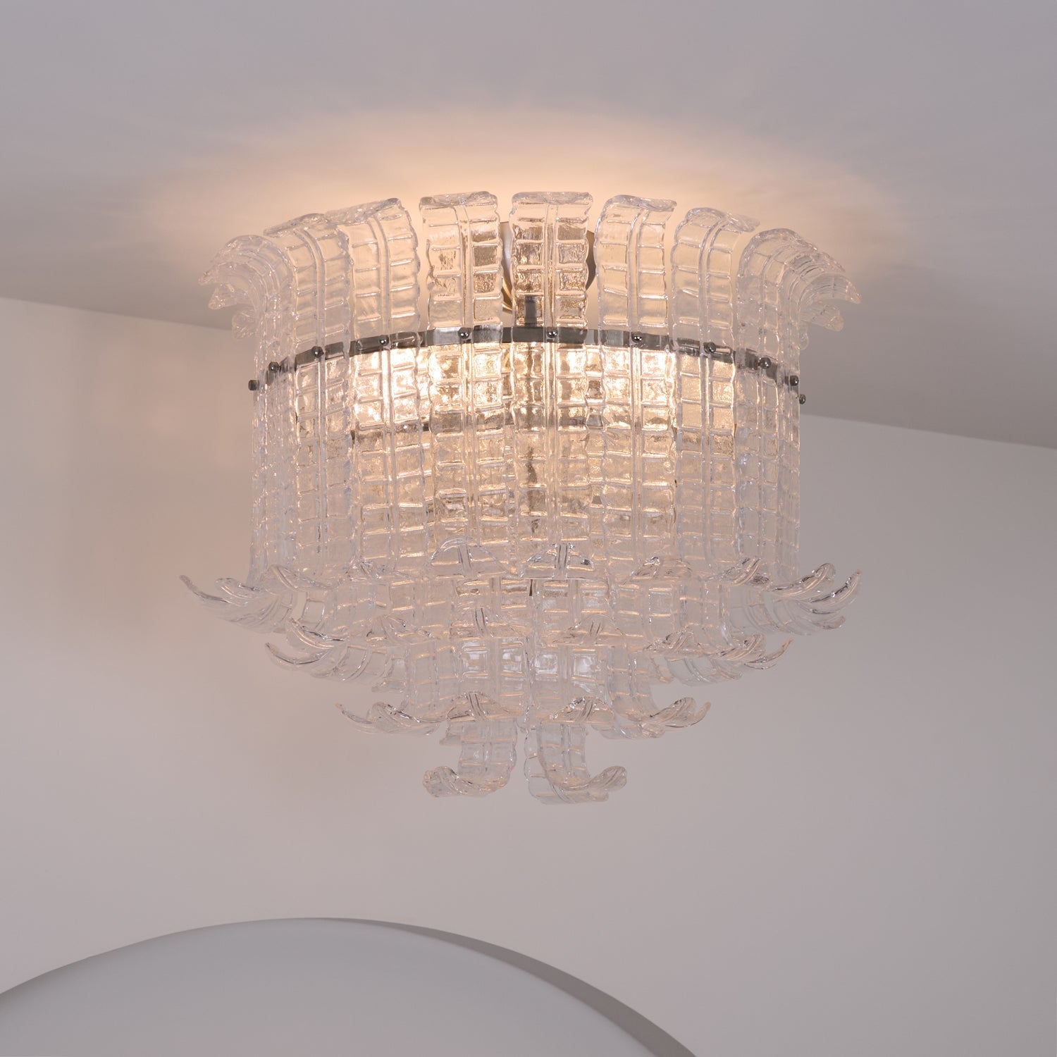 Calista Murano Glass Ceiling Lamp-Homelova
